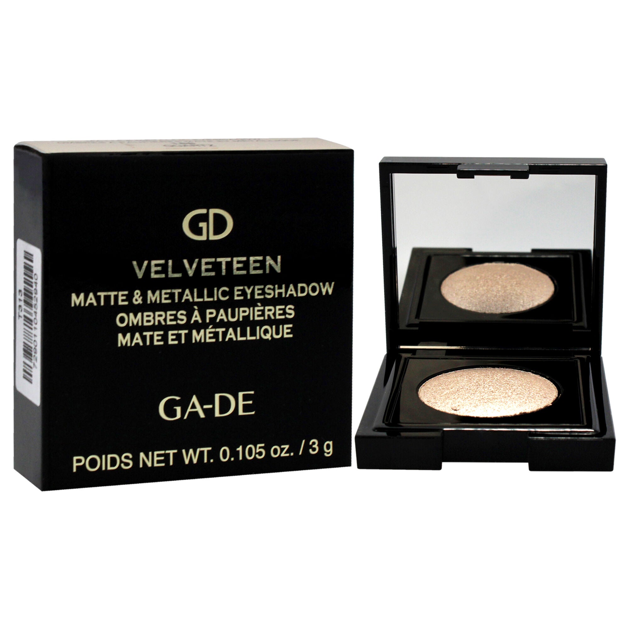 Velveteen Matte and Metallic Eyeshadow - 188 Quartz by GA-DE for Women - 0.105 oz Eye Shadow, See Description, alternate image number 1