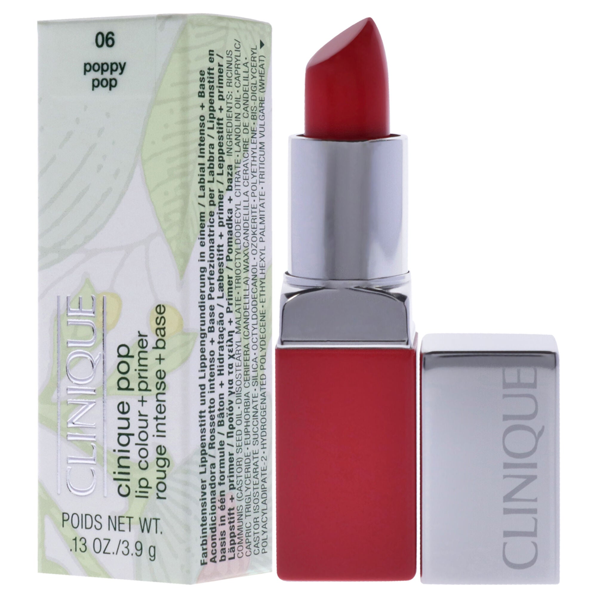 Clinique Pop Lip Colour Plus Primer - 06 Poppy Pop by Clinique for Women - 0.13 oz Lipstick, See Description, alternate image number 3