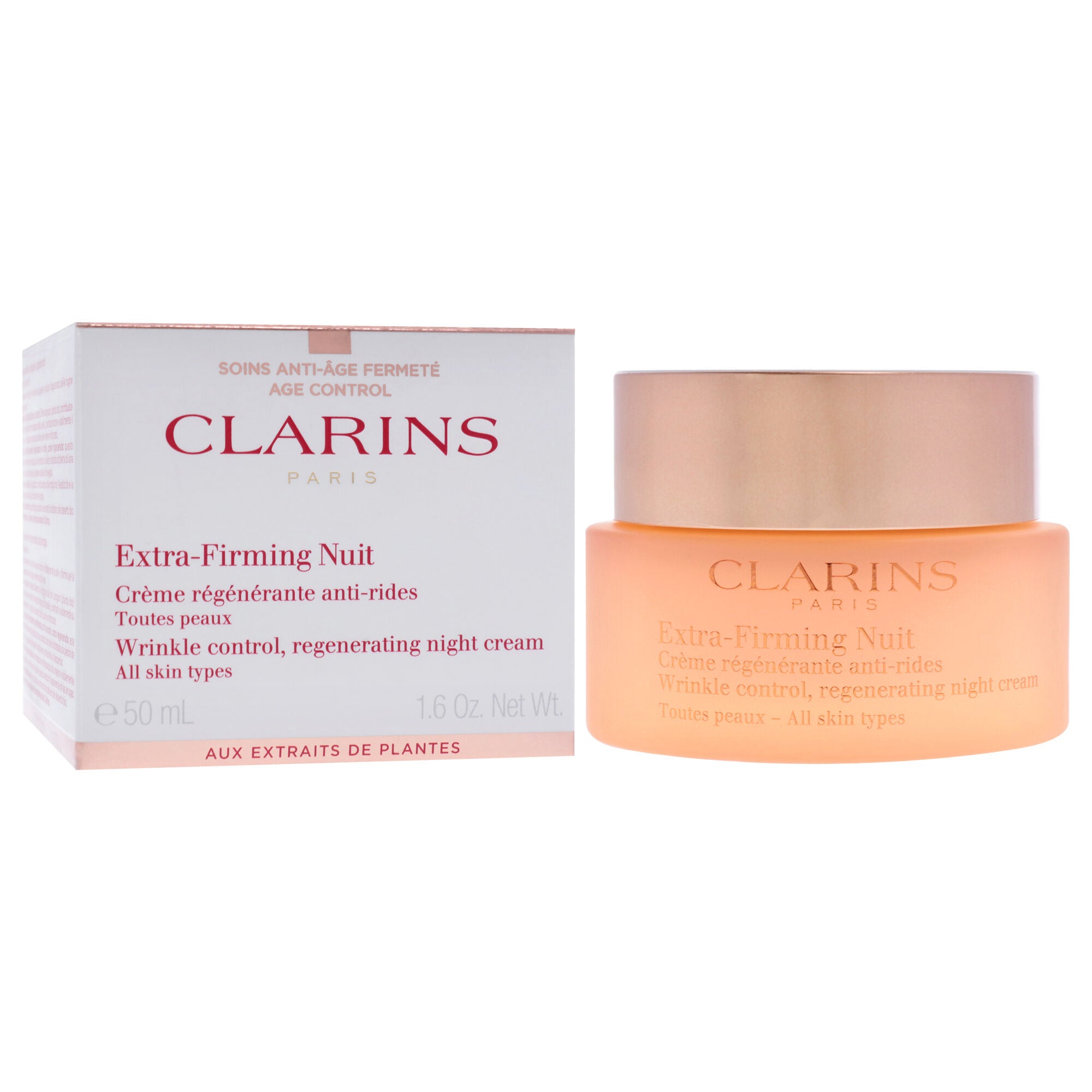Extra Firming Night Cream - all Skin Types by Clarins for Unisex - 1.7 oz Cream, See Description, alternate image number 4