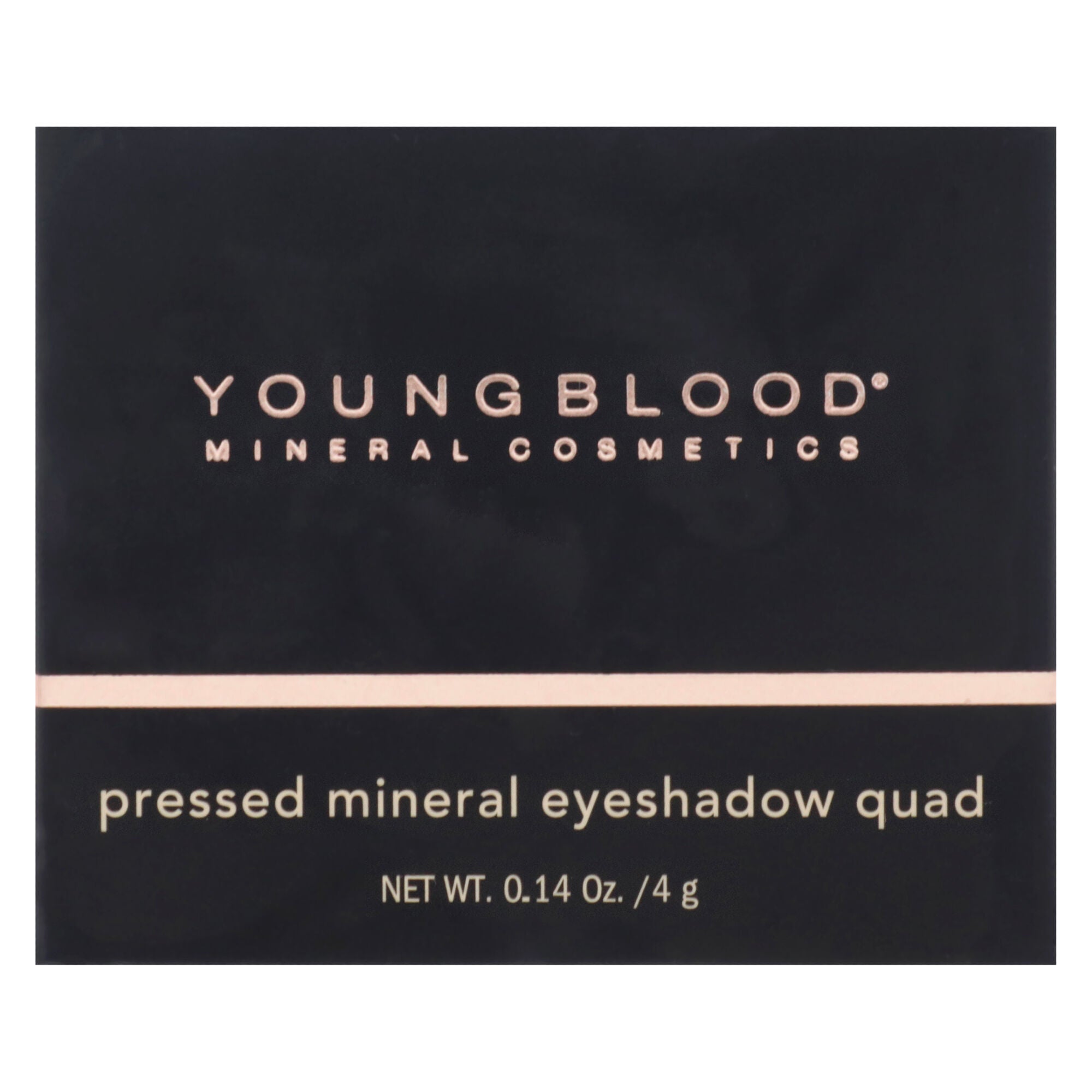 Pressed Mineral Eyeshadow Quad - Taupe Smoke by Youngblood for Women - 0.14 oz Eye Shadow, Brown, alternate image number 4