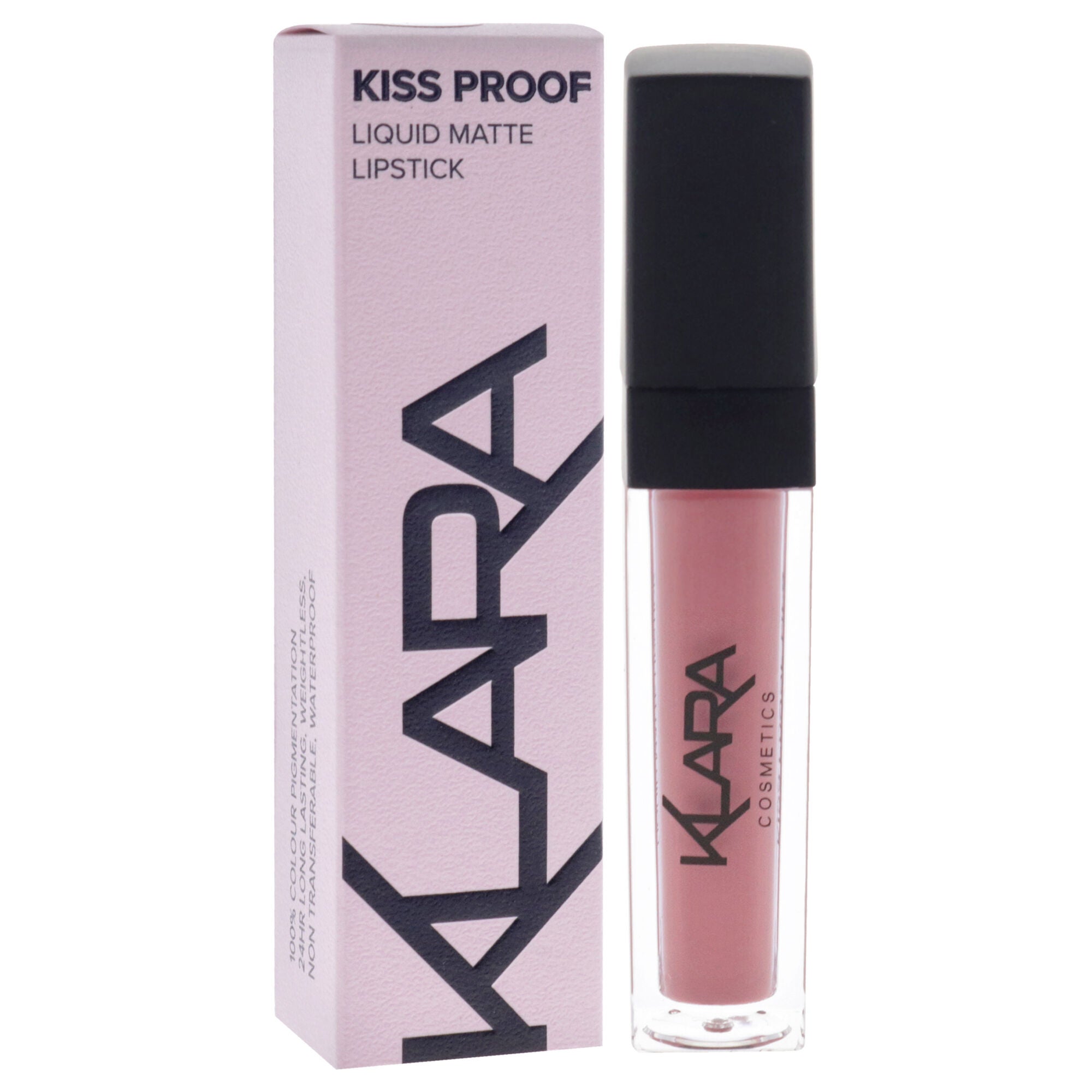 Kiss Proof Lipstick Liquid Matte - 3 Passion Pink by Klara for Women - 0.27 oz Lipstick, See Description, alternate image number 2