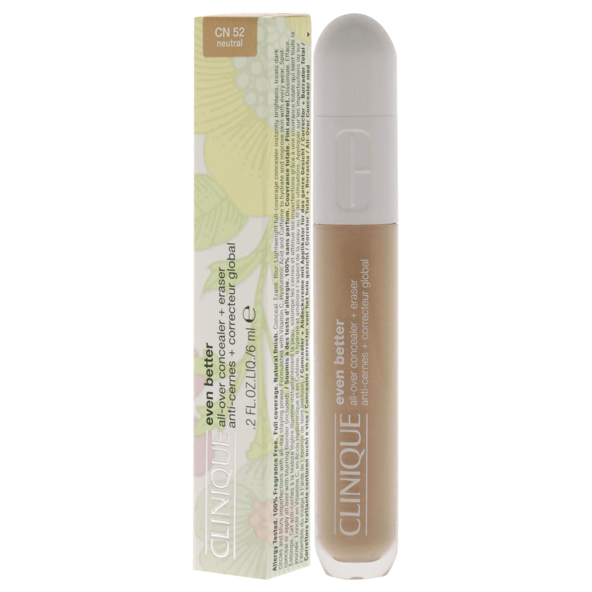 Even Better All-Over Concealer Plus Eraser - CN 52 Neutral by Clinique for Women - 0.2 oz Concealer, See Description, alternate image number 3