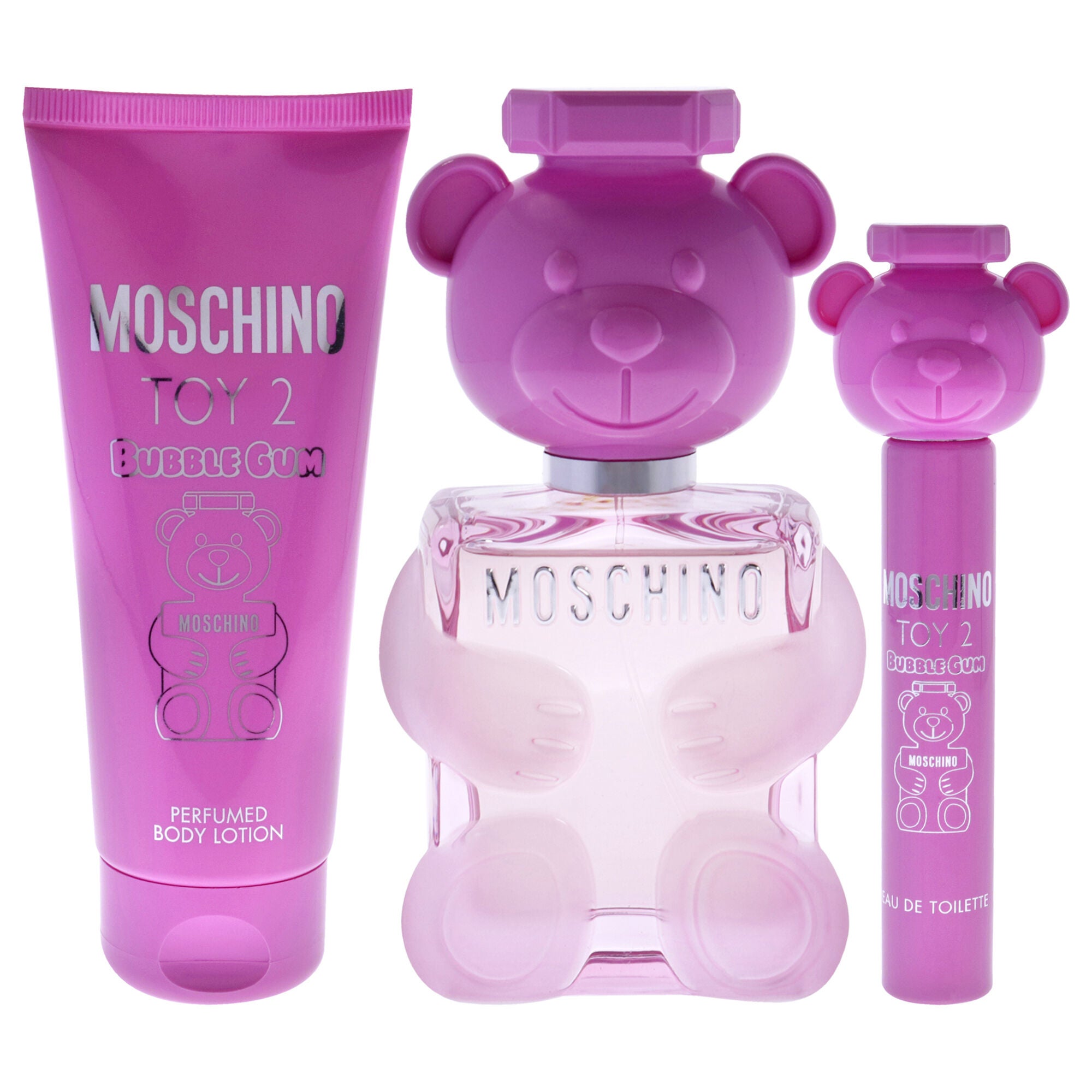 Moschino Toy 2 Bubble Gum by Moschino for Women - 3 Pc Gift Set 3.4oz EDT Spray, 0.34oz EDT Spray, 3.4oz Body Lotion, See Description, alternate image number 4