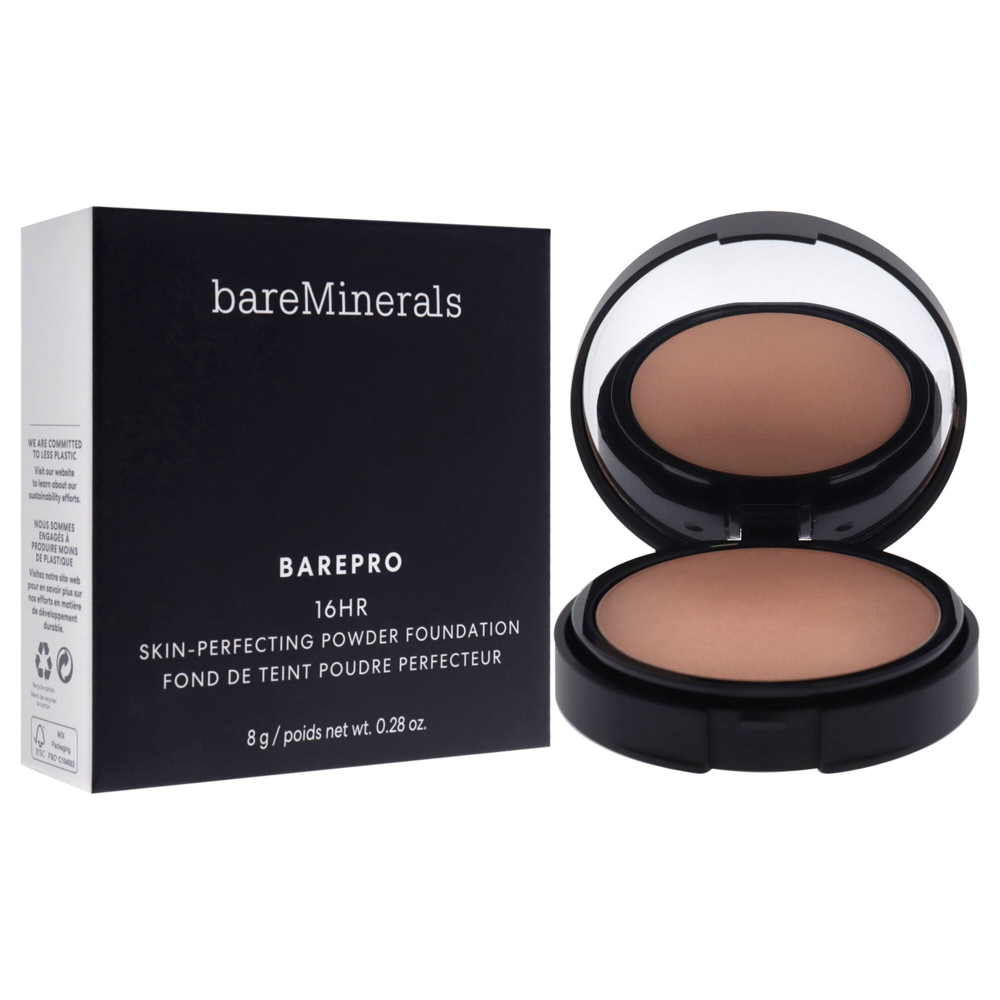 Barepro 16HR Skin Perfecting Powder Foundation - 20 Cool Light by bareMinerals for Women - 0.28 oz Foundation, See Description, alternate image number 2