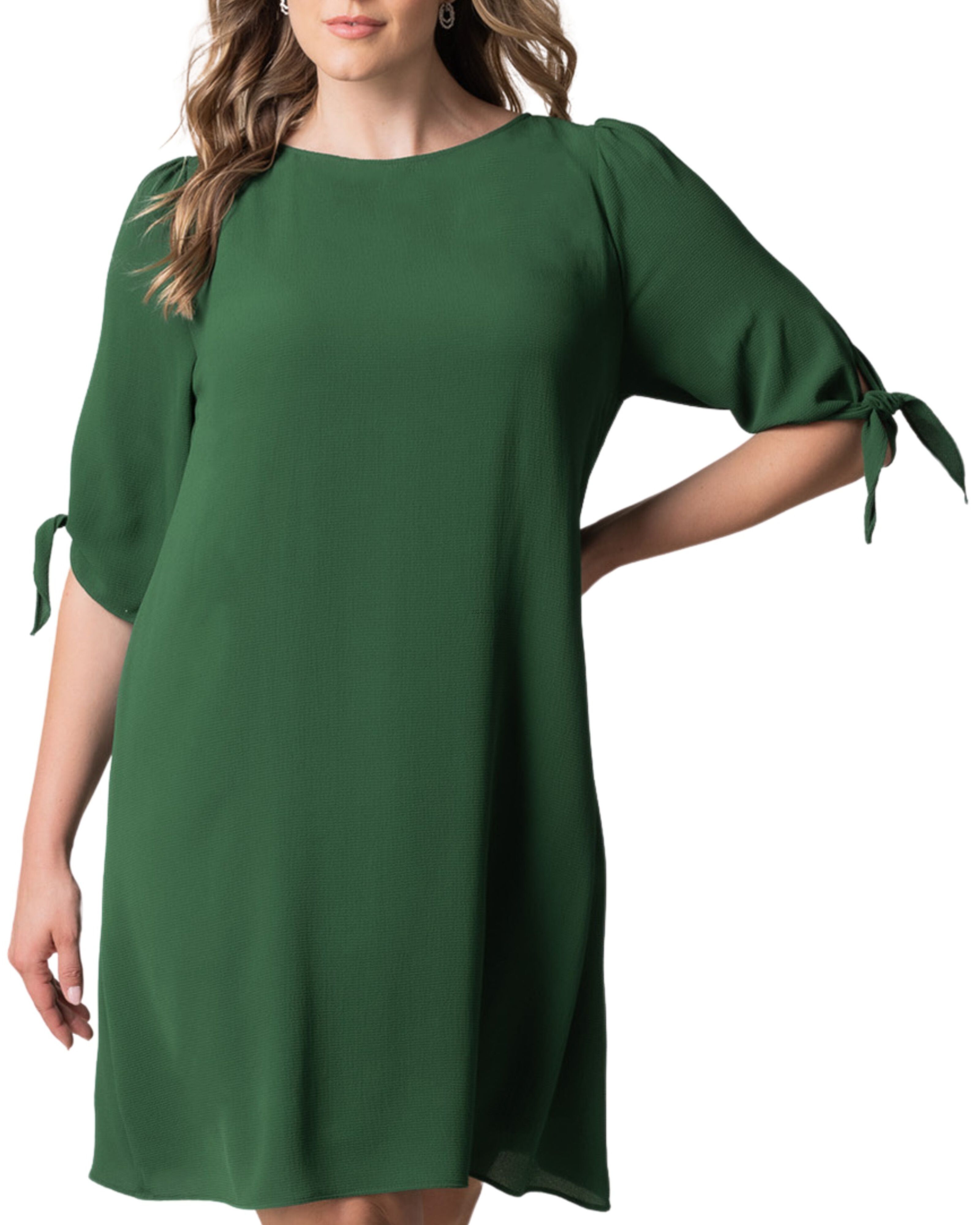 Manhattan Shift Dress, CLOVER GREEN / Forest Green, alternate image number 2