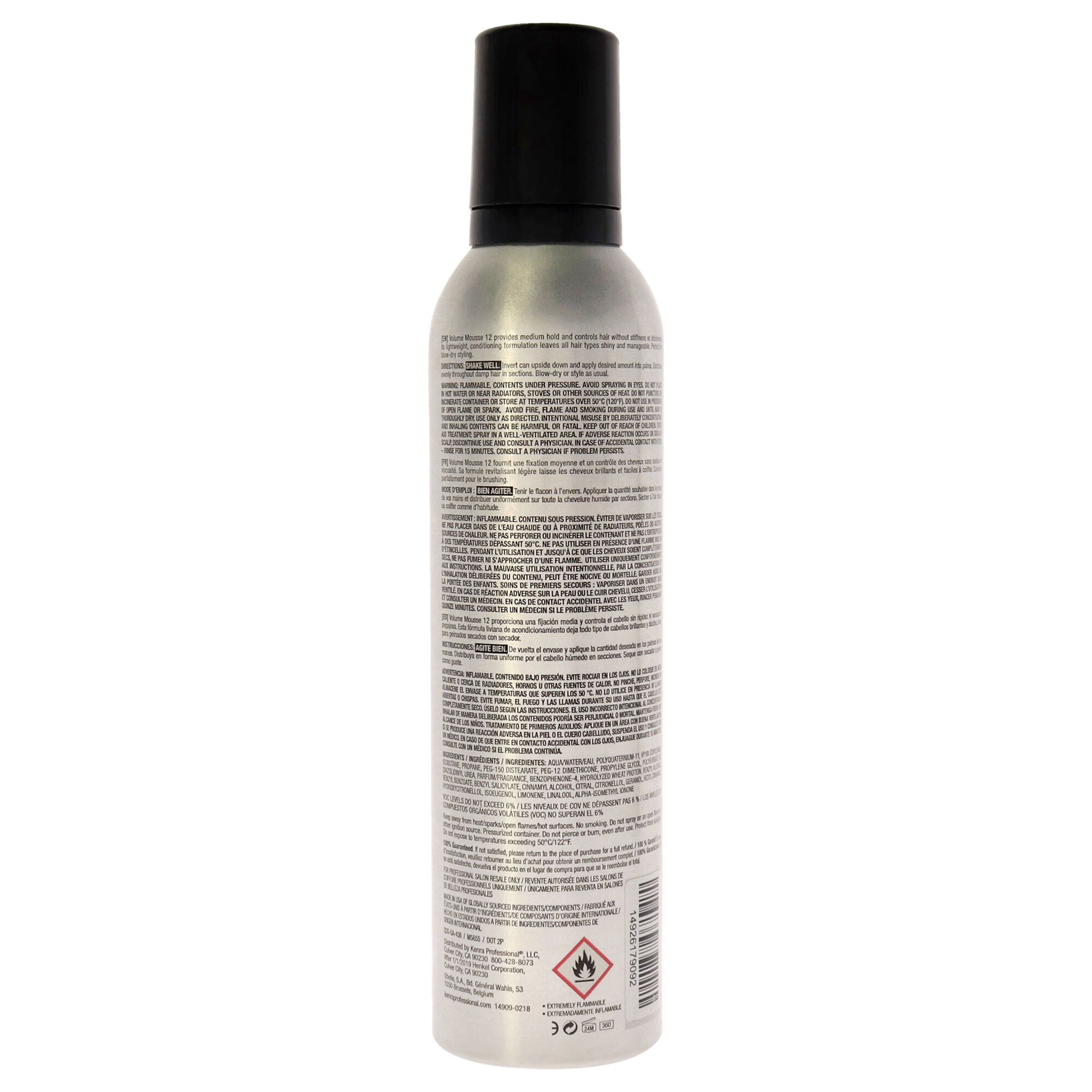 Volume Mousse - 12 by Kenra for Unisex - 8 oz Mousse, , alternate image number 3