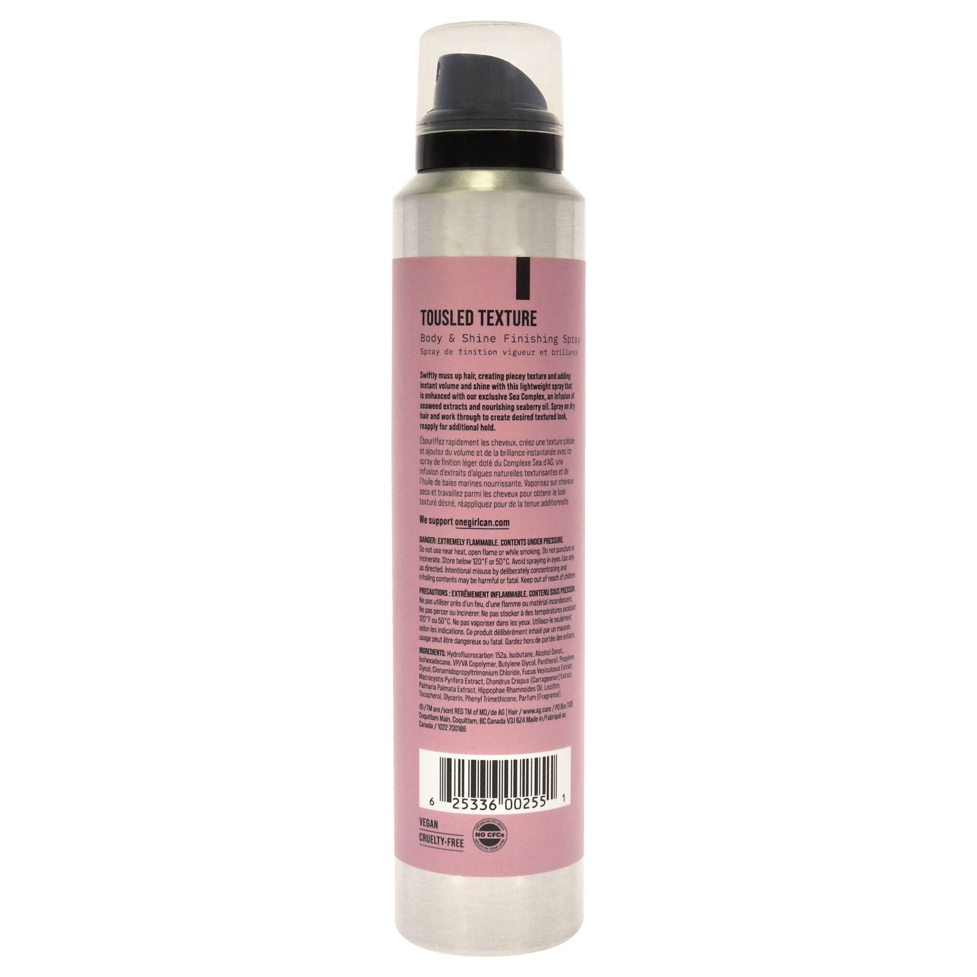 Tousled Texture Finishing Spray by AG Hair Cosmetics for Unisex - 5 oz Hair Spray, , alternate image number 3