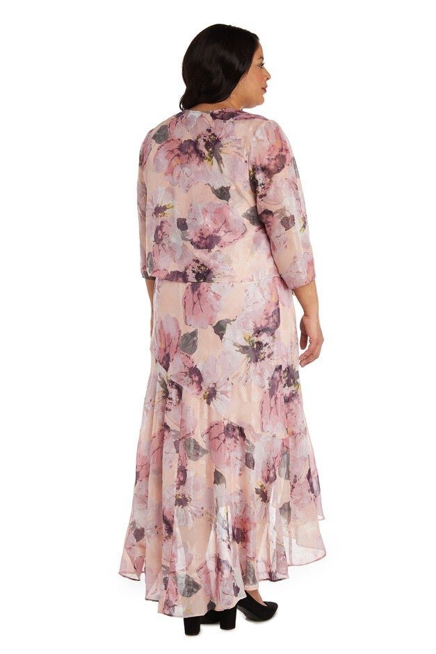 Two-Piece High-Low Chiffon Jacket Dress | Woman Within Two-Piece High-Low Chiffon Jacket Dress | Woman Within