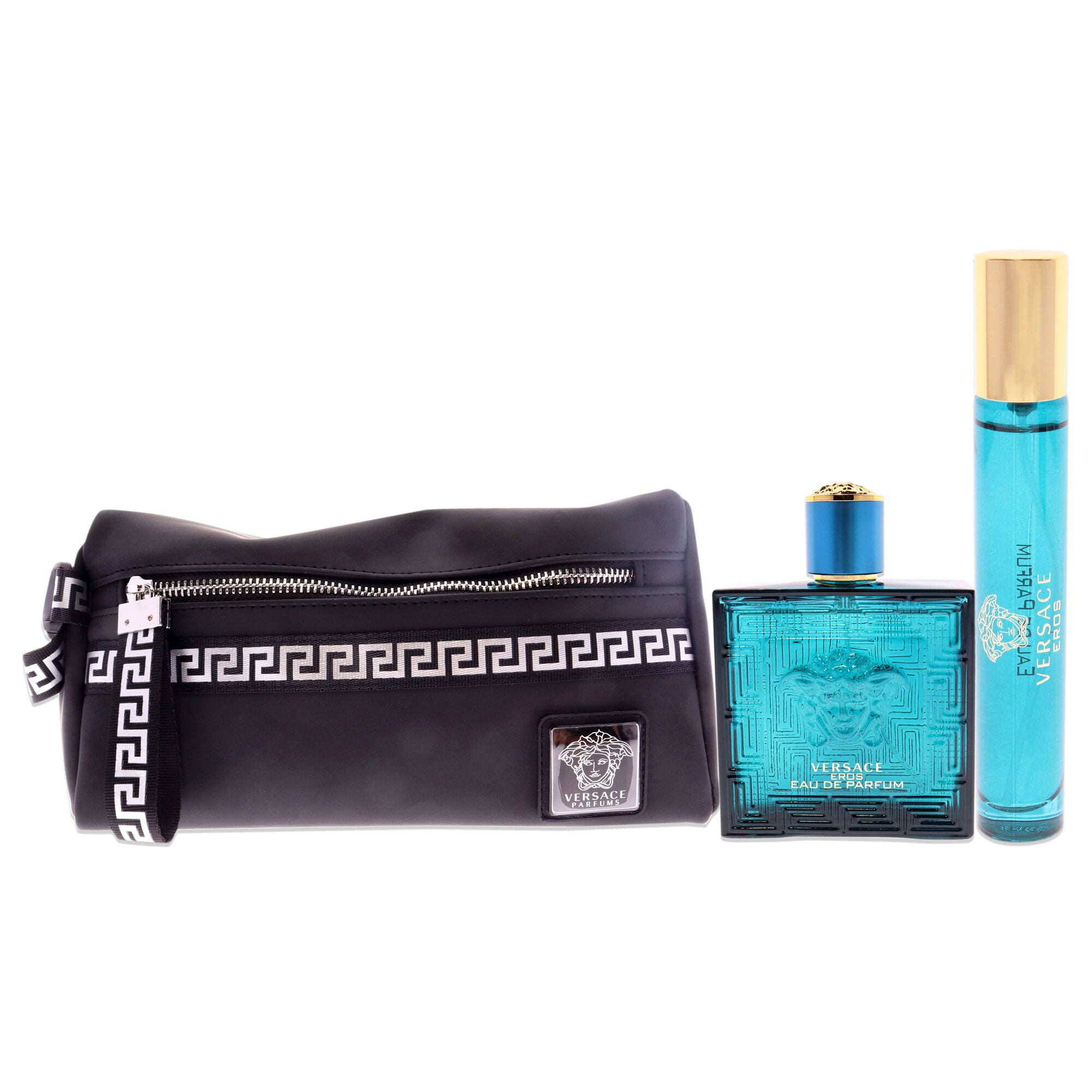 Versace Eros by Versace for Men - 3 Pc Gift Set - 3.4oz EDP Spray, 0.3oz EDP Spray, Pouch, , alternate image number 6
