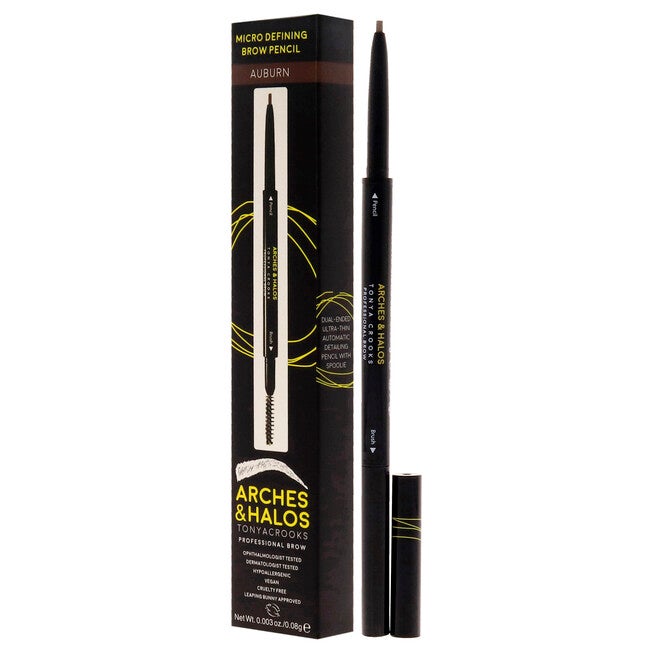Micro Defining Brow Pencil - Auburn by Arches and Halos for Women - 0.003 oz Eyebrow Pencil, NA, alternate image number null