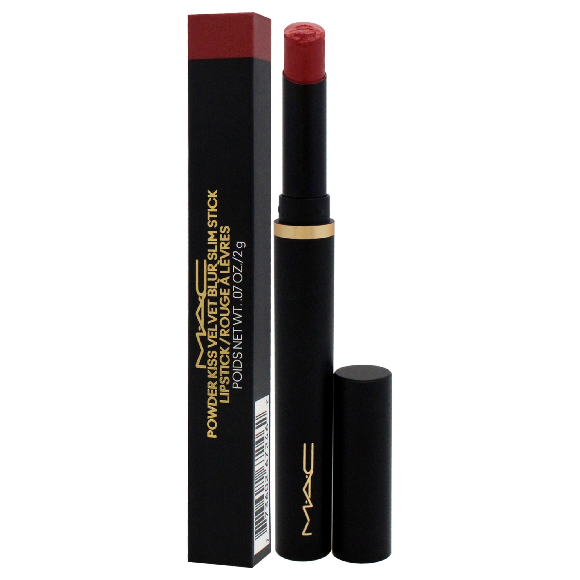 Powder Kiss Velvet Blur Slim Stick - 899 Brickthrough by MAC for Women - 0.07 oz Lipstick, See Description, alternate image number 3