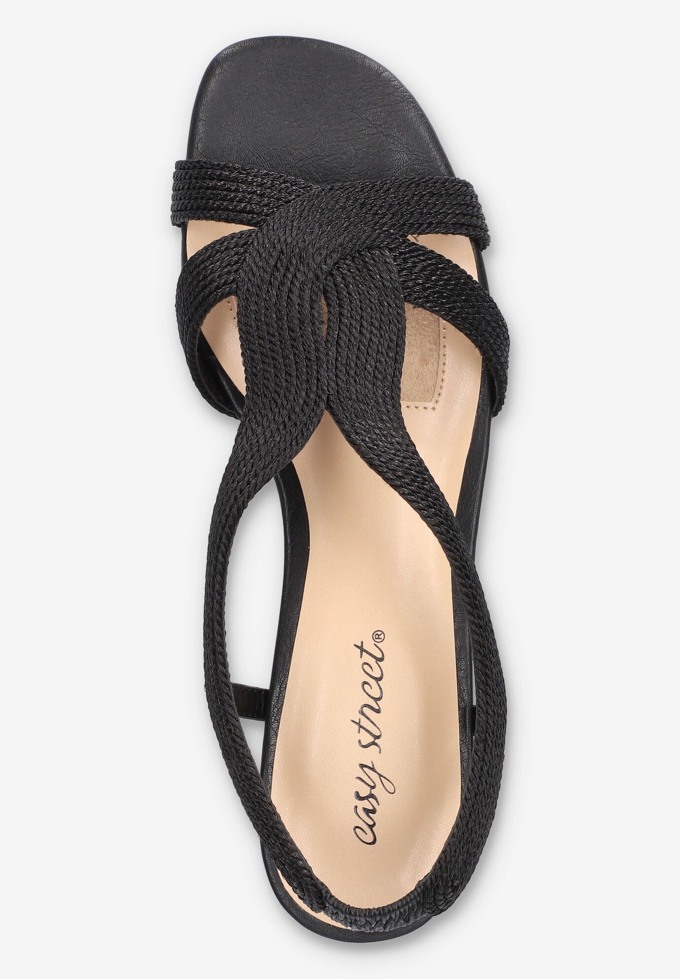 Festival Block Heel Sandal, BLACK WOVEN, alternate image number 6