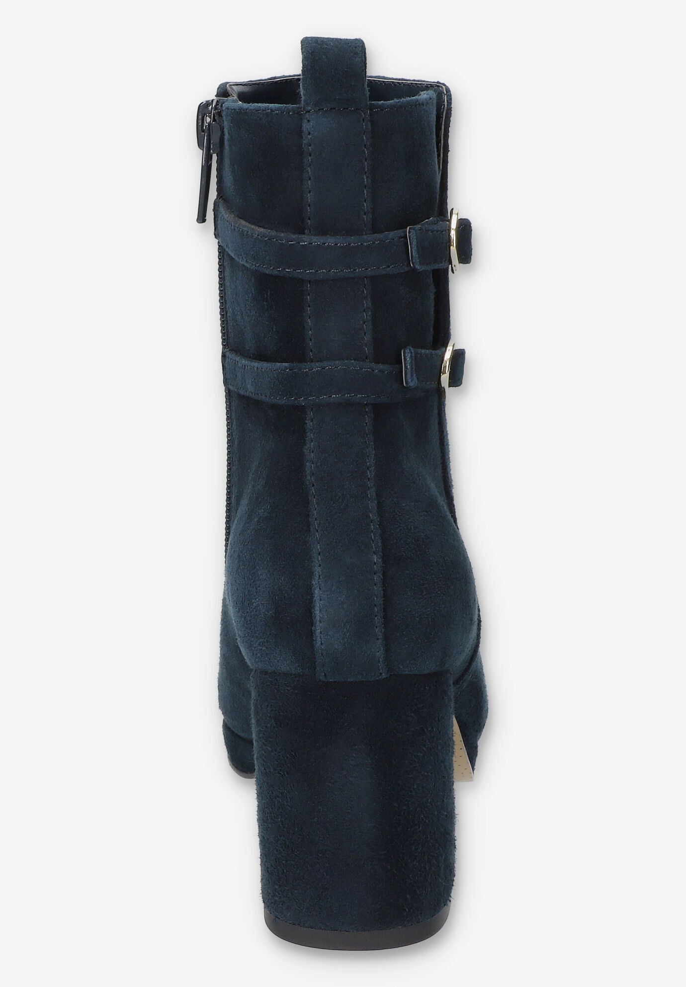 Orchard Sqaure Toe Ankle Boot, NAVY SUEDE LEATHER, on-hover image number 1