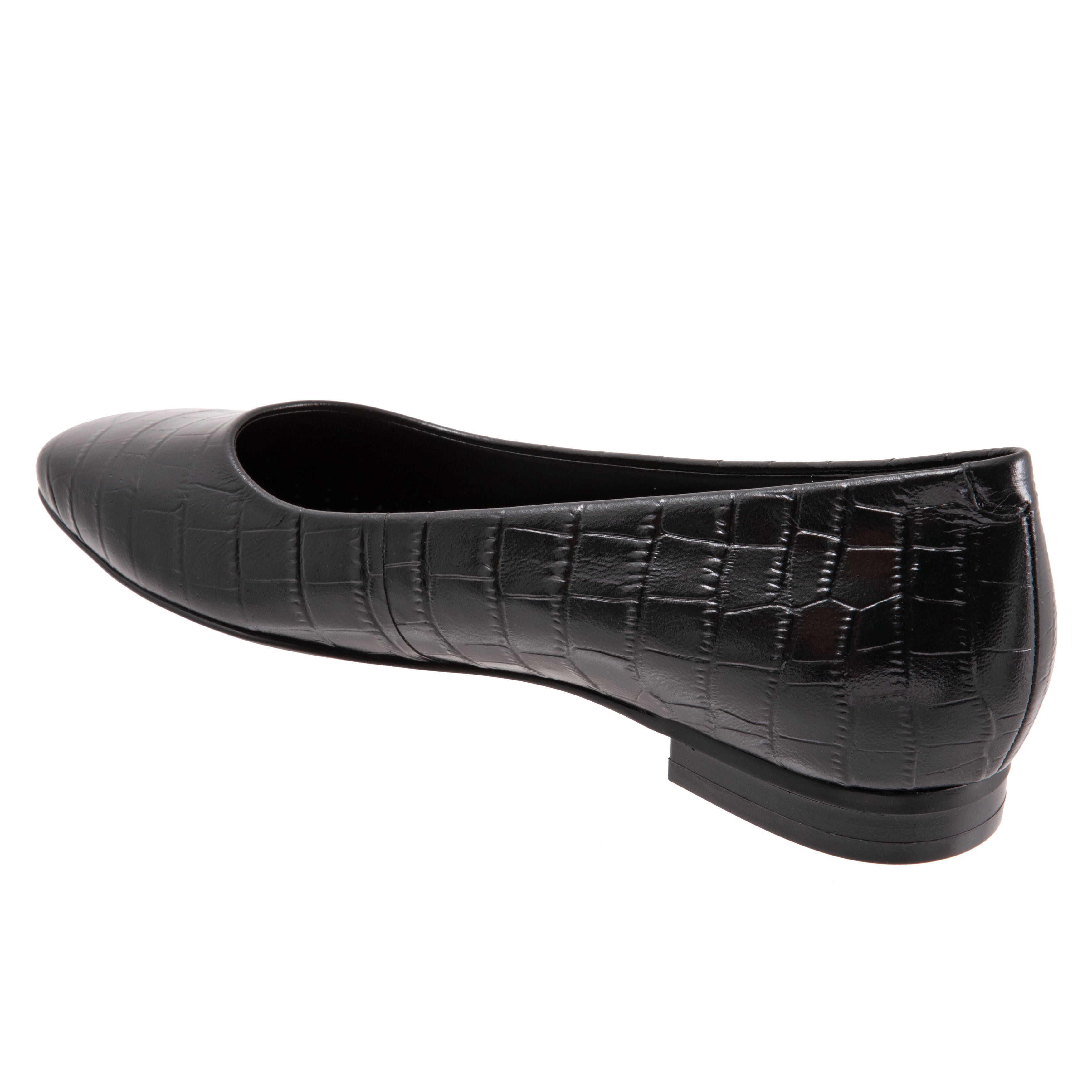Honor Flat, BLACK CROCO, on-hover image number 1