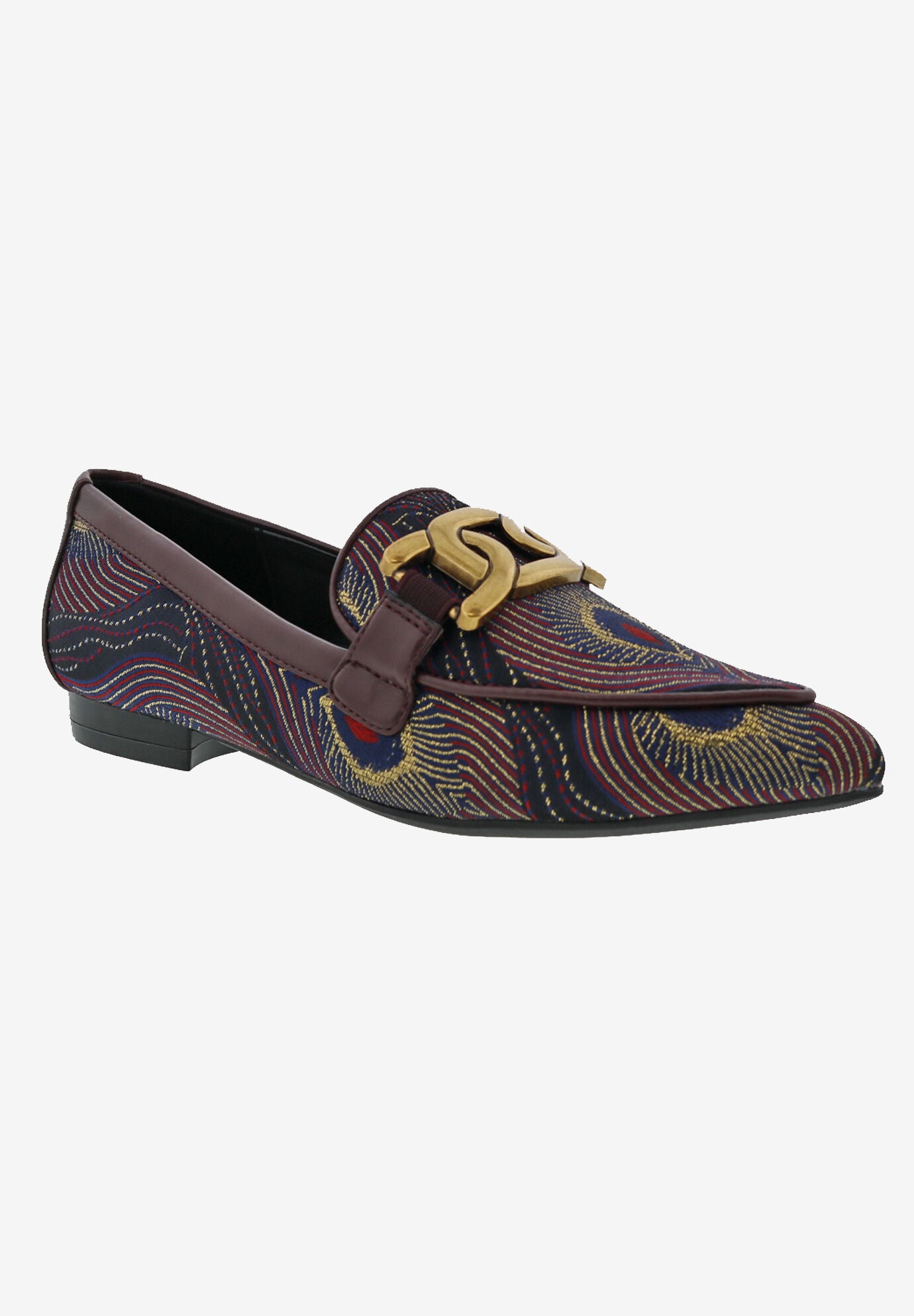 Felix Casual Flat, WINE GOLD COMBO, hi-res image number 0