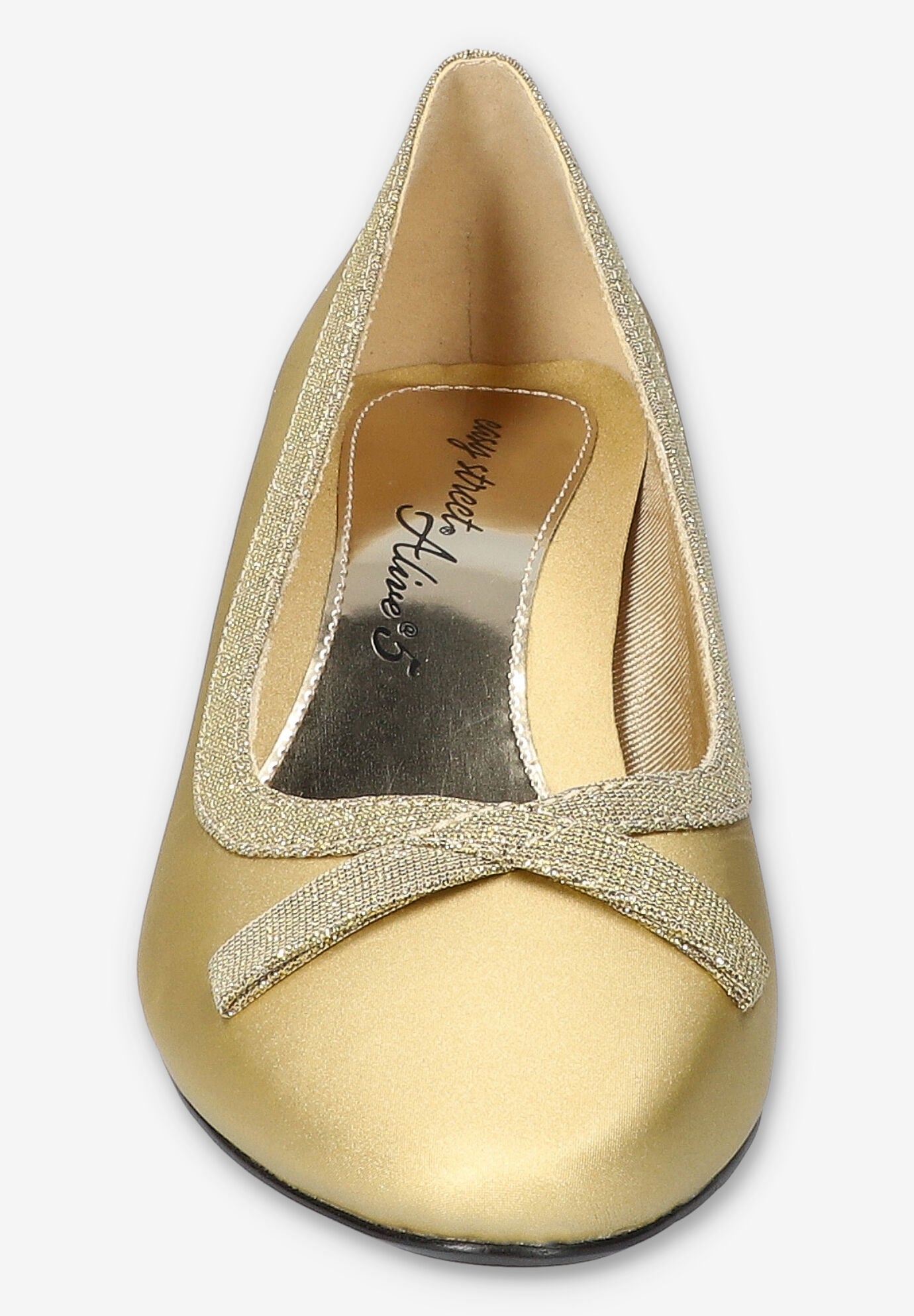 Kata Pump, GOLD SATIN, alternate image number 3