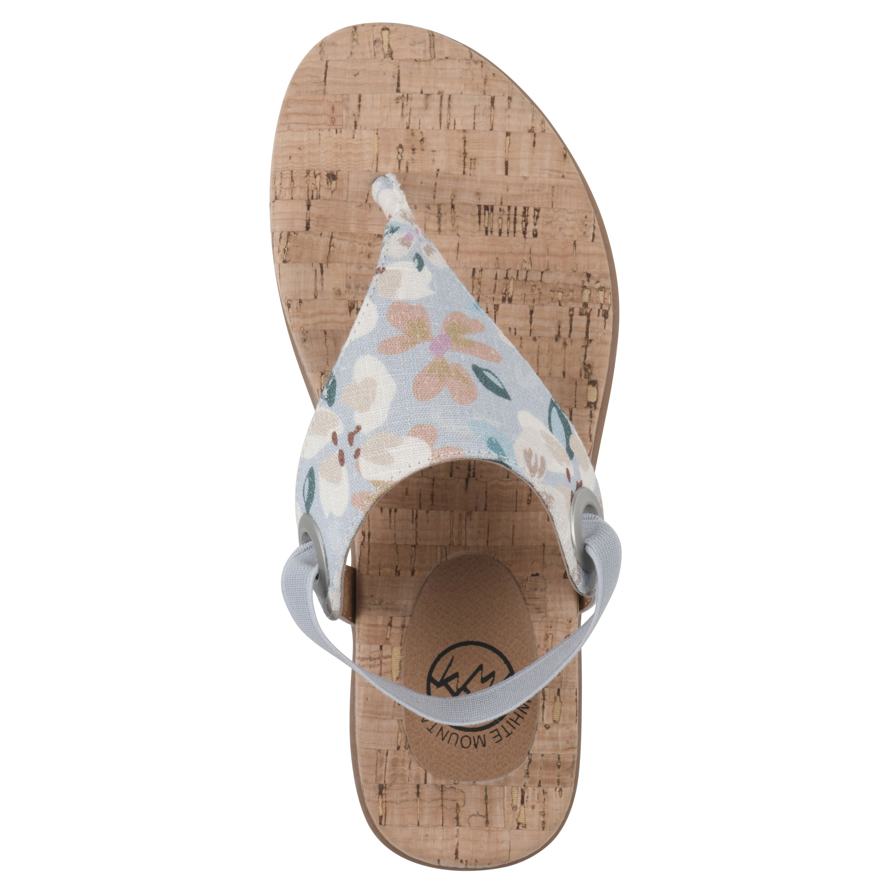 Lifeway Sling back sandal, LIGHT BLUE FLORAL, alternate image number 4
