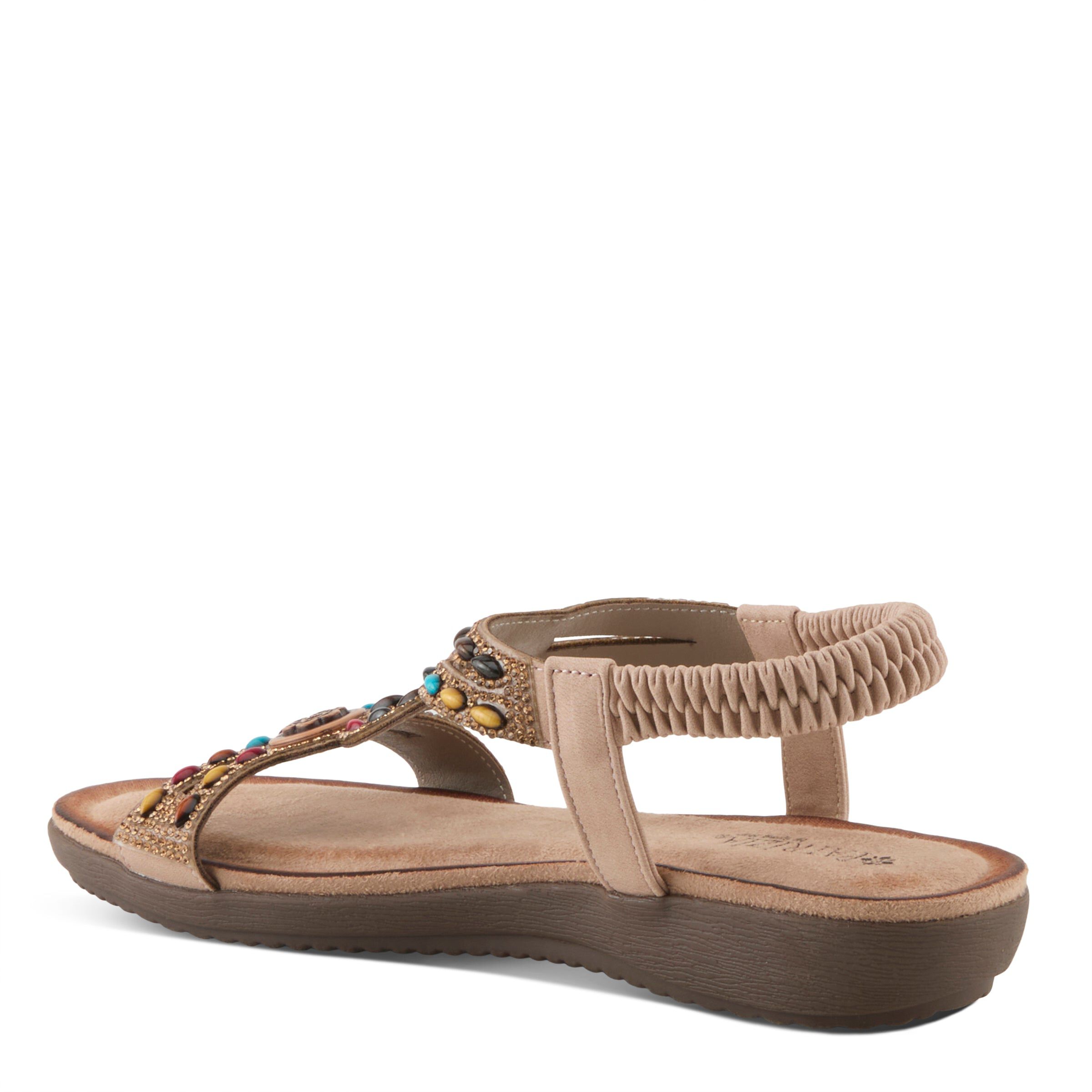 Ponyo Ankle Strap Sandal, BEIGE, alternate image number 6
