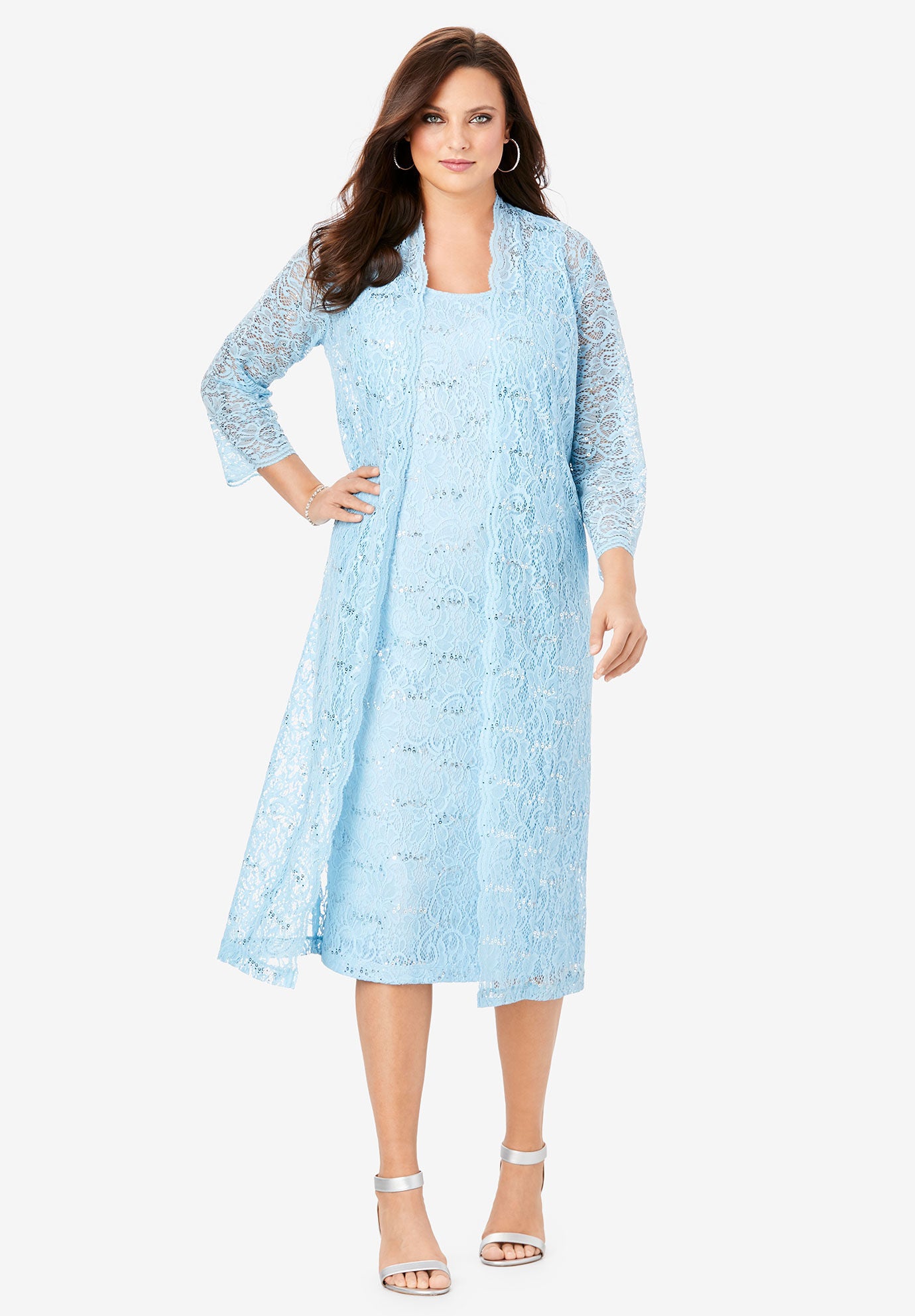 woman within evening dresses