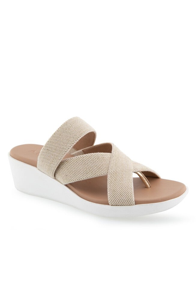 Ilona Sandal, SOFT GOLD ELASTIC, hi-res image number null