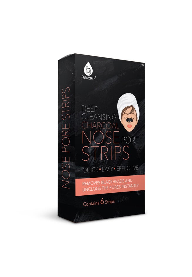Facial Deep Cleansing Charcoal Nose Pore Strips, O, hi-res image number 0