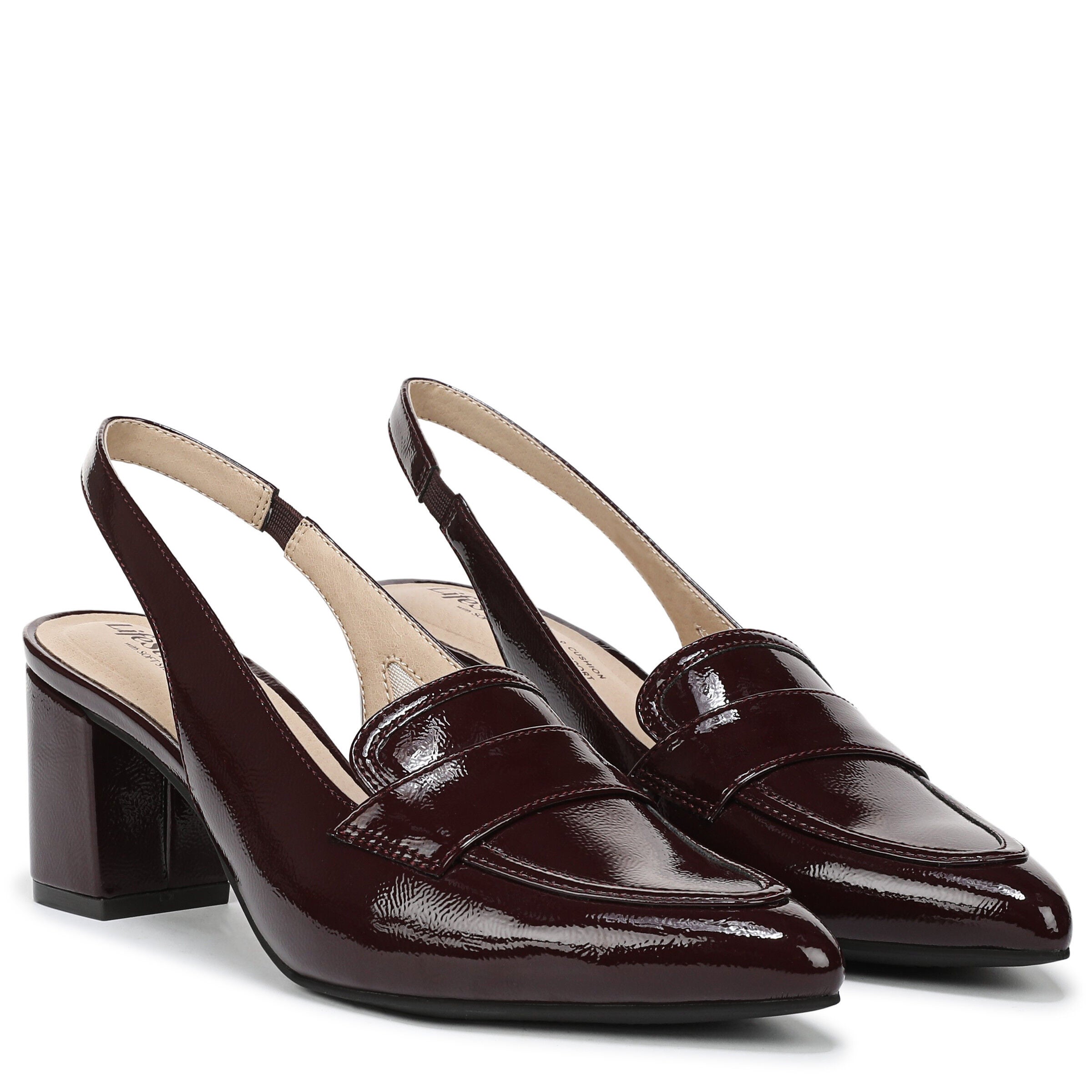 Angel Slingback Pump, CHOCOLATE PLUM, alternate image number 2