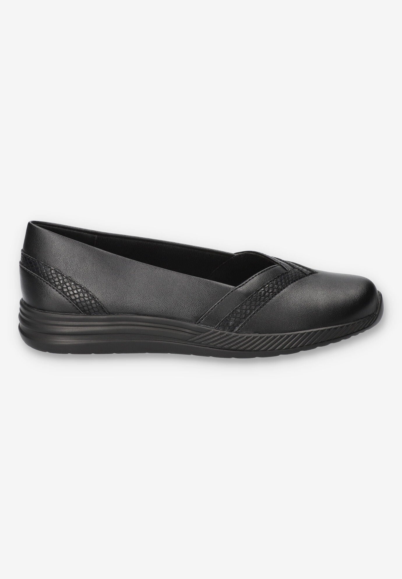 Kiera Comfort Flat, BLACK, alternate image number 2