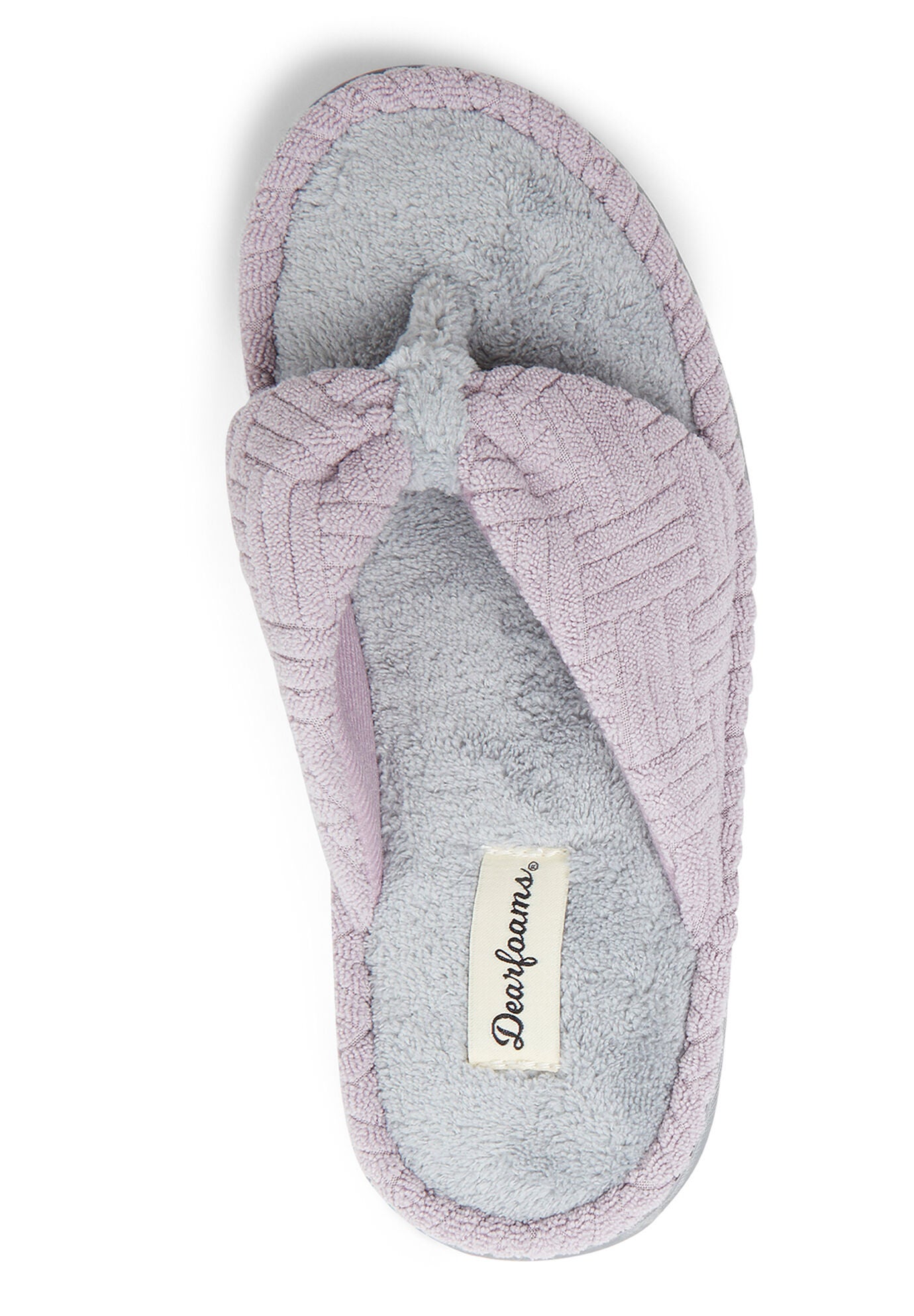 Dearfoams women's df terry thong slipper 2025