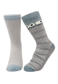 2 Pr Super Soft Polyester Thermal Insulated Socks