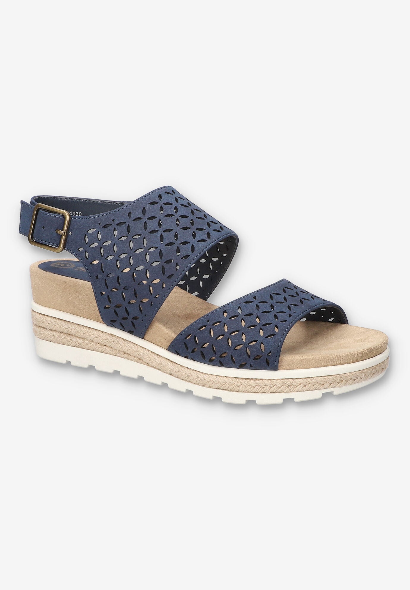 Inaya Wedge Sandal, NAVY, hi-res image number 0