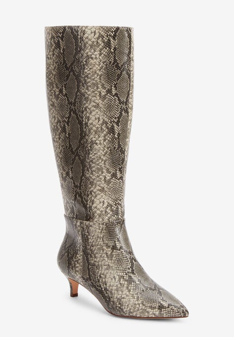 The Poloma Wide Calf Boot , MULTI SNAKE, hi-res image number null