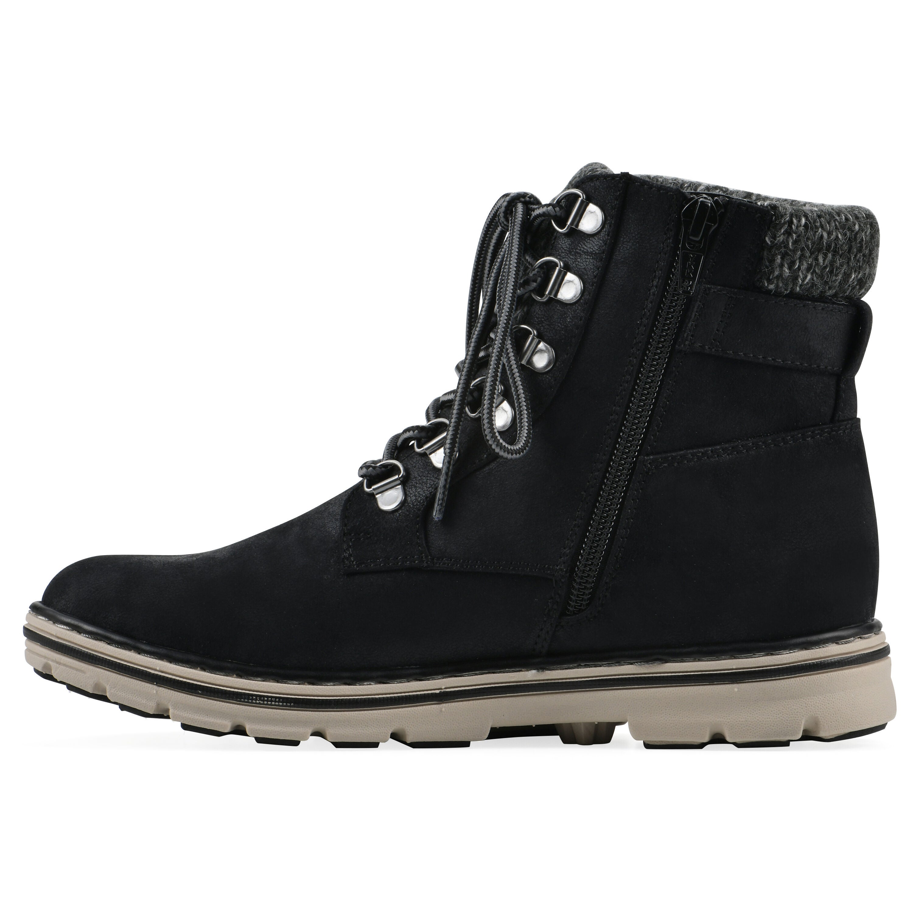 Kimora Hiker Bootie, BLACK FABRIC, alternate image number 3