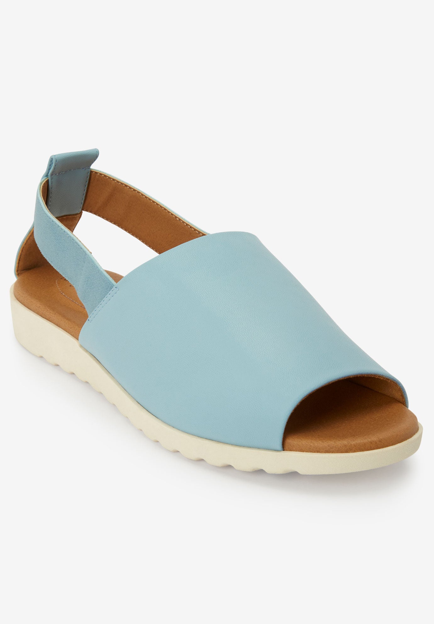 woman within wide sandals