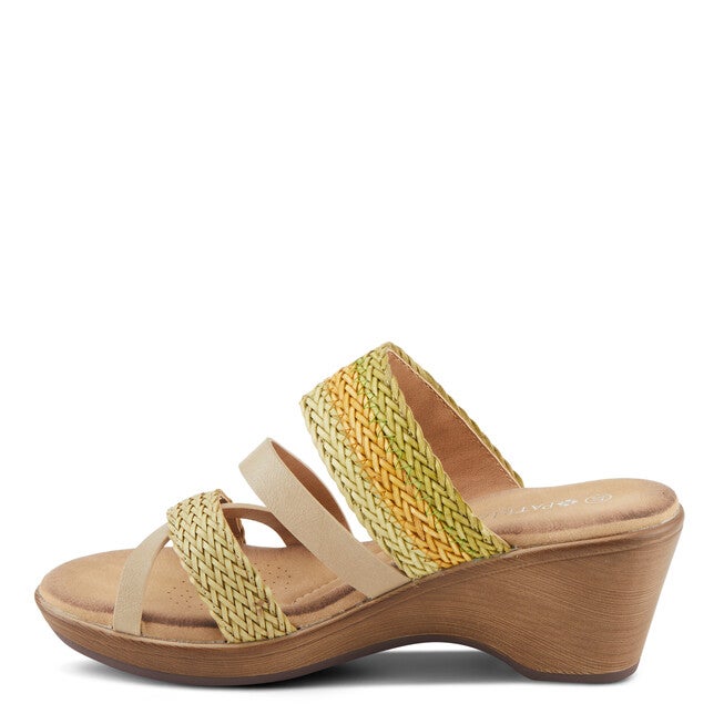 Mahina Sandal, LIGHT GREEN MULTI, alternate image number 2