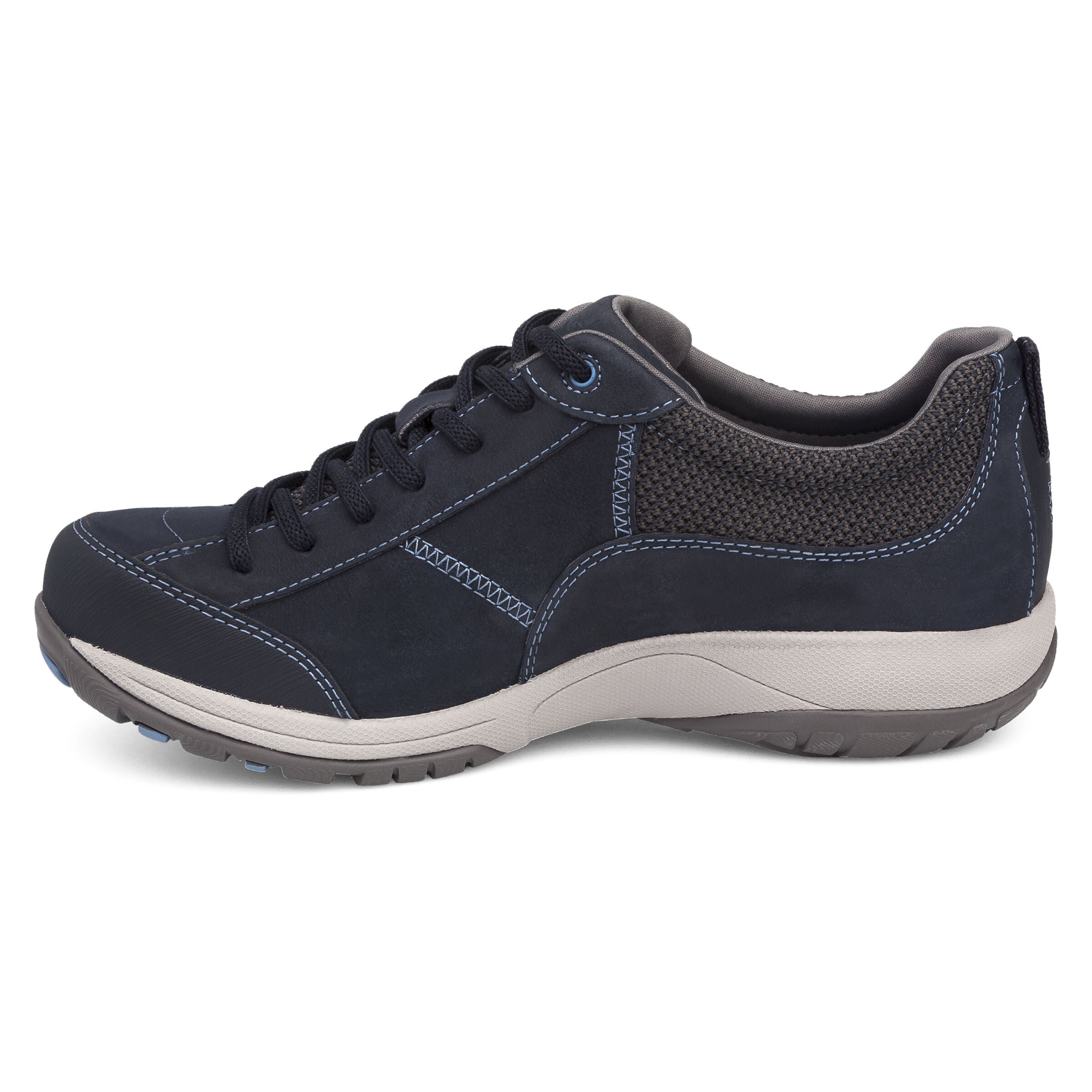 Paisley Laceup Waterproof Outdoor Shoe, NAVY, alternate image number 4