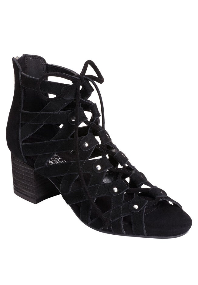 Middle Ground Sandals by Aerosoles®, BLACK SUEDE, hi-res image number null
