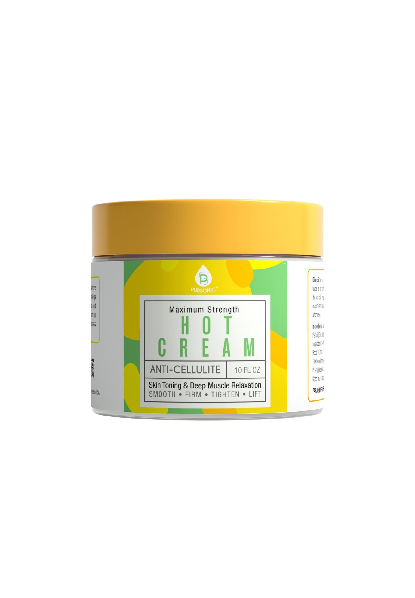 Anti Cellulite Muscle Relaxation Hot Cream, 10 OZ, hi-res image number 0