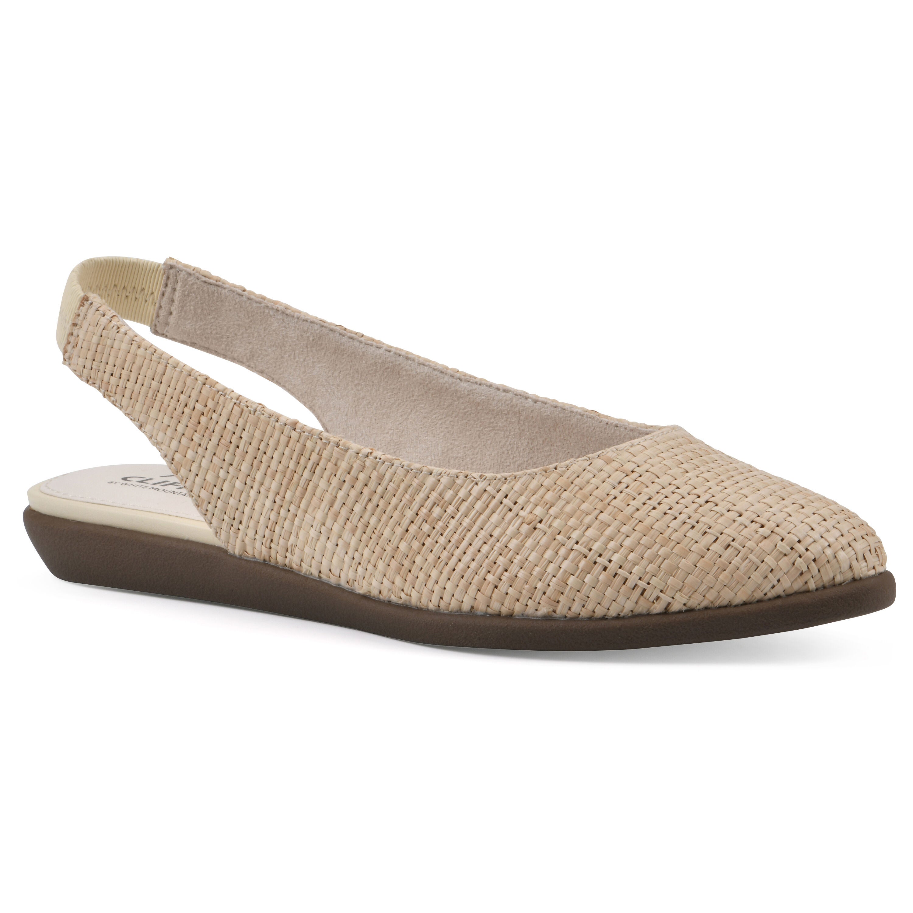Memory Slingback Flat, BEIGE RAFFIA, hi-res image number 0