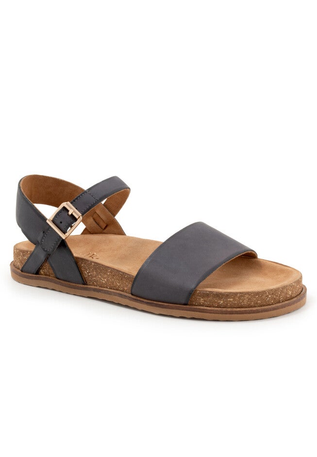 Upland Adjustable Strap Sandal, NAVY, hi-res image number 0