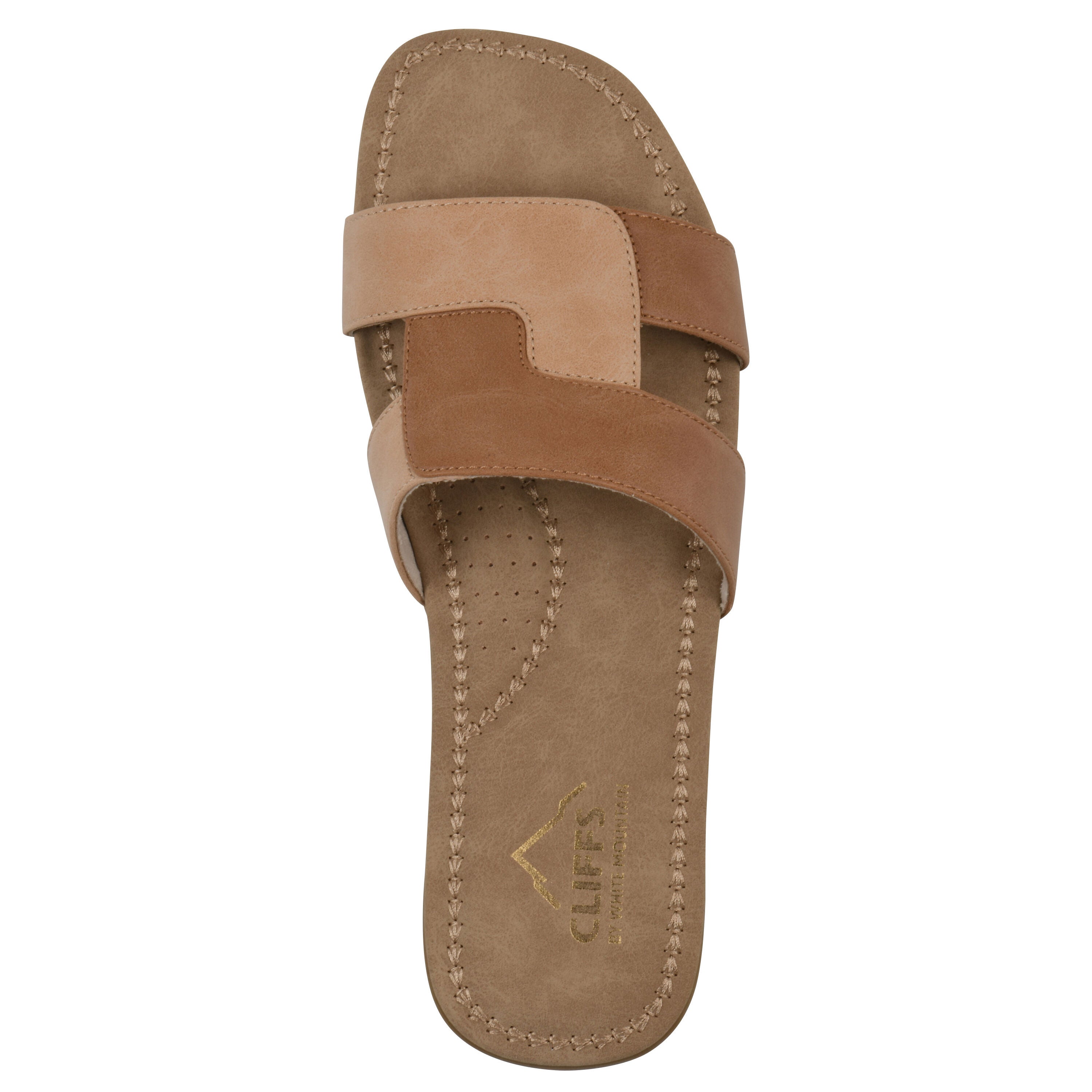 Fraida Slide Sandal, NATURAL NUBUCK, alternate image number 4