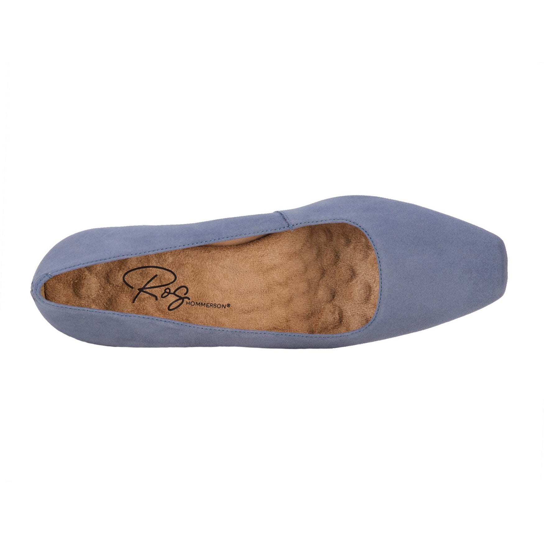 Meredith Square Toe Suede Pump, LIGHT BLUE SUEDE, alternate image number 5