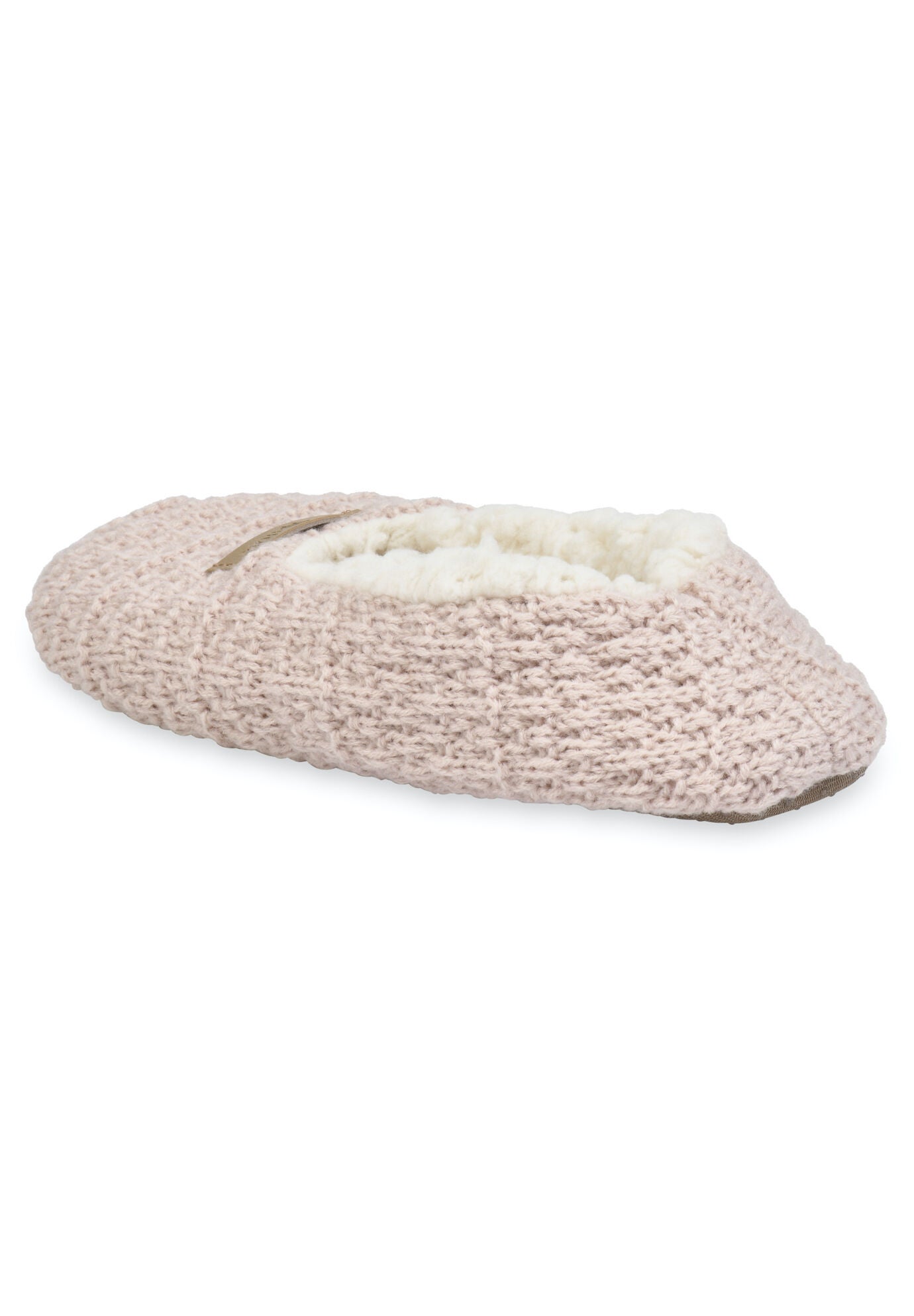 Textured Knit Ballerina Slipper, , on-hover image number 1