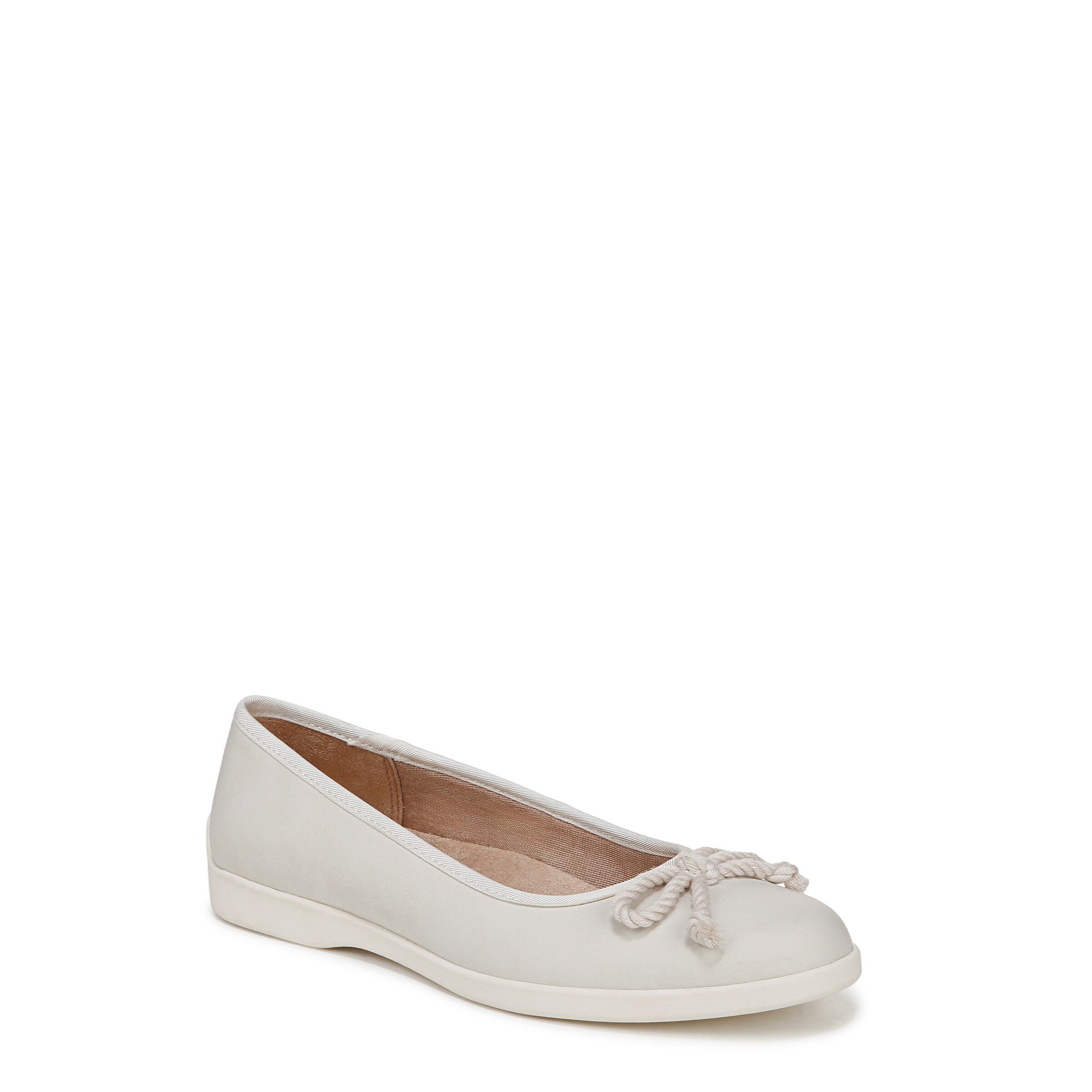 Maura Bow Trim Flat, CLOUD WHITE, hi-res image number 0