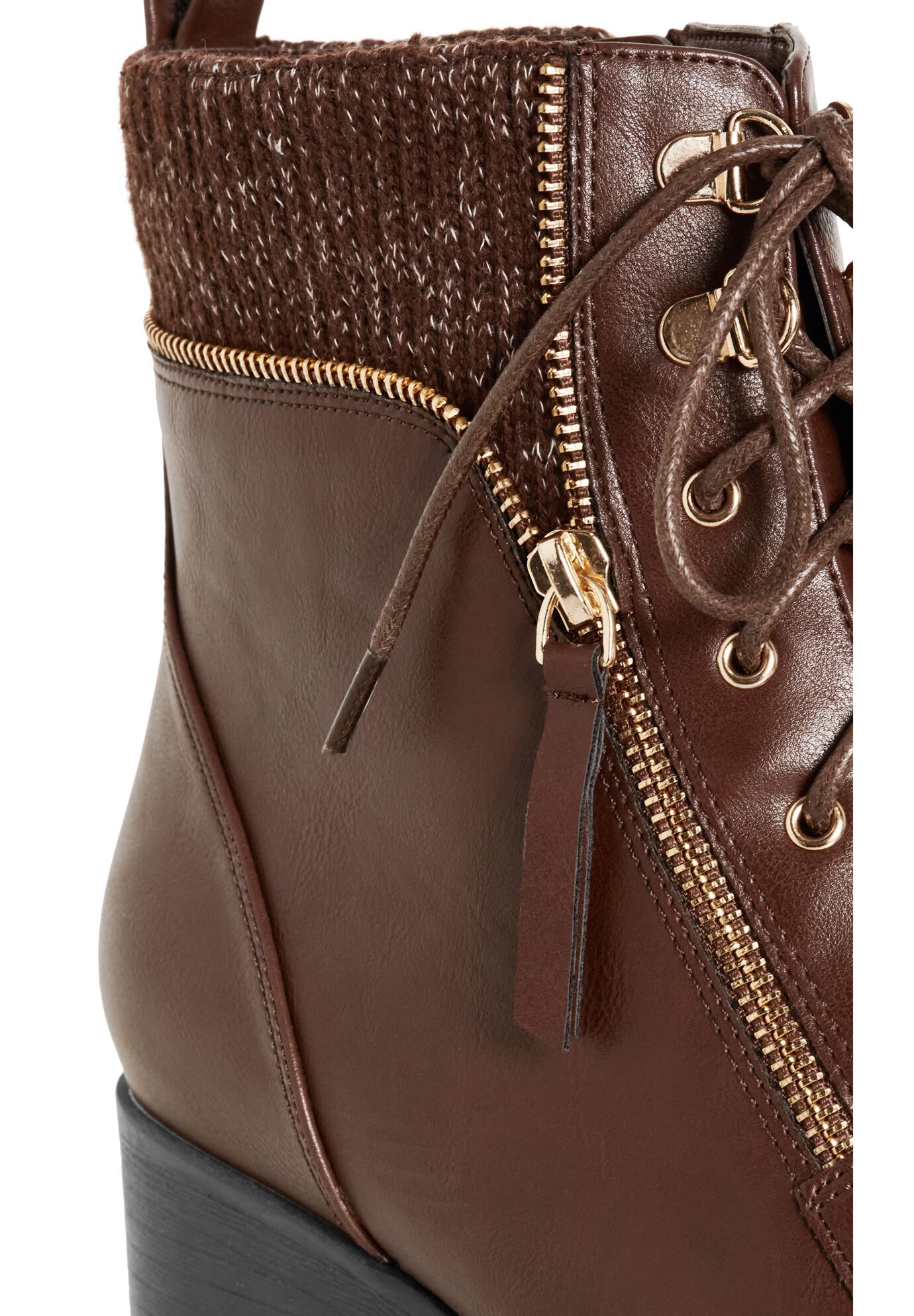 WIDE FIT Rita Ankle Boot, BROWN, alternate image number 6