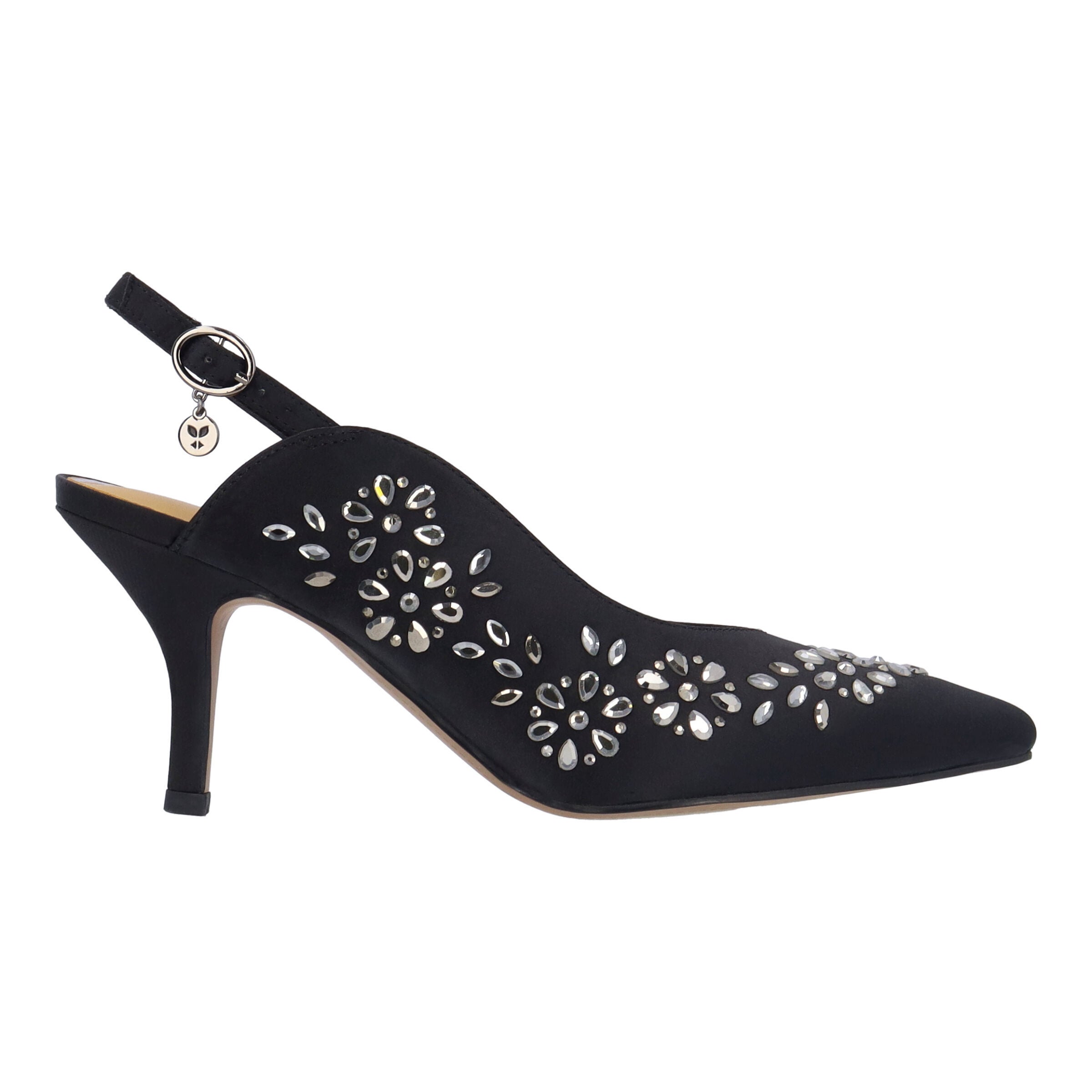 Solara Slingback Pump, BLACK, alternate image number 3