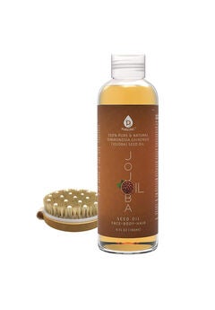 Beauty Bundle - Golden Jojoba Oil & Bath Brush Massager