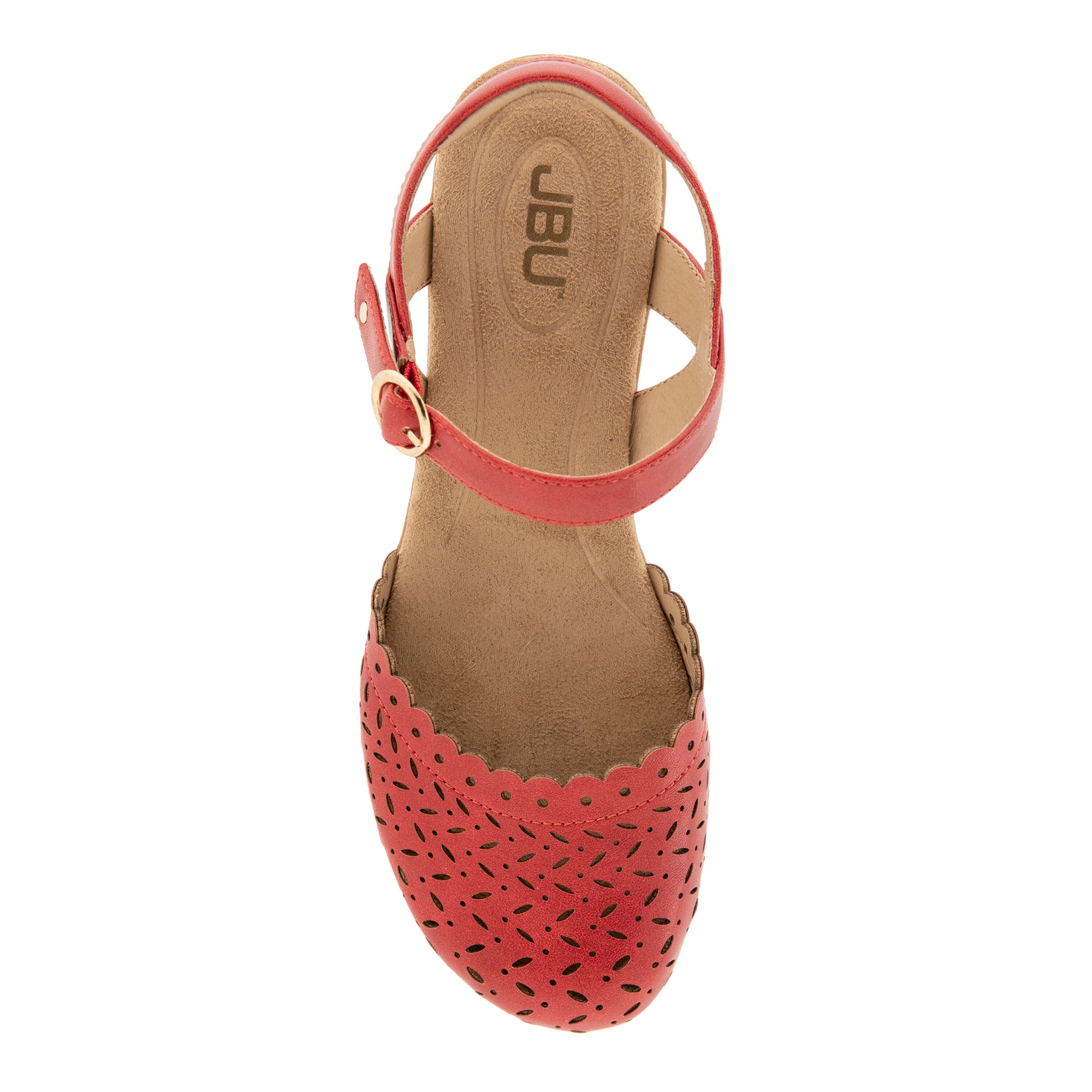 Vinya Hook & Loop Casual Shoe, RED, alternate image number 4