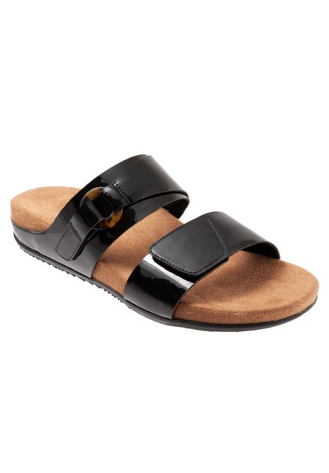 Barcelona Sandals , BLACK PATENT, hi-res image number null
