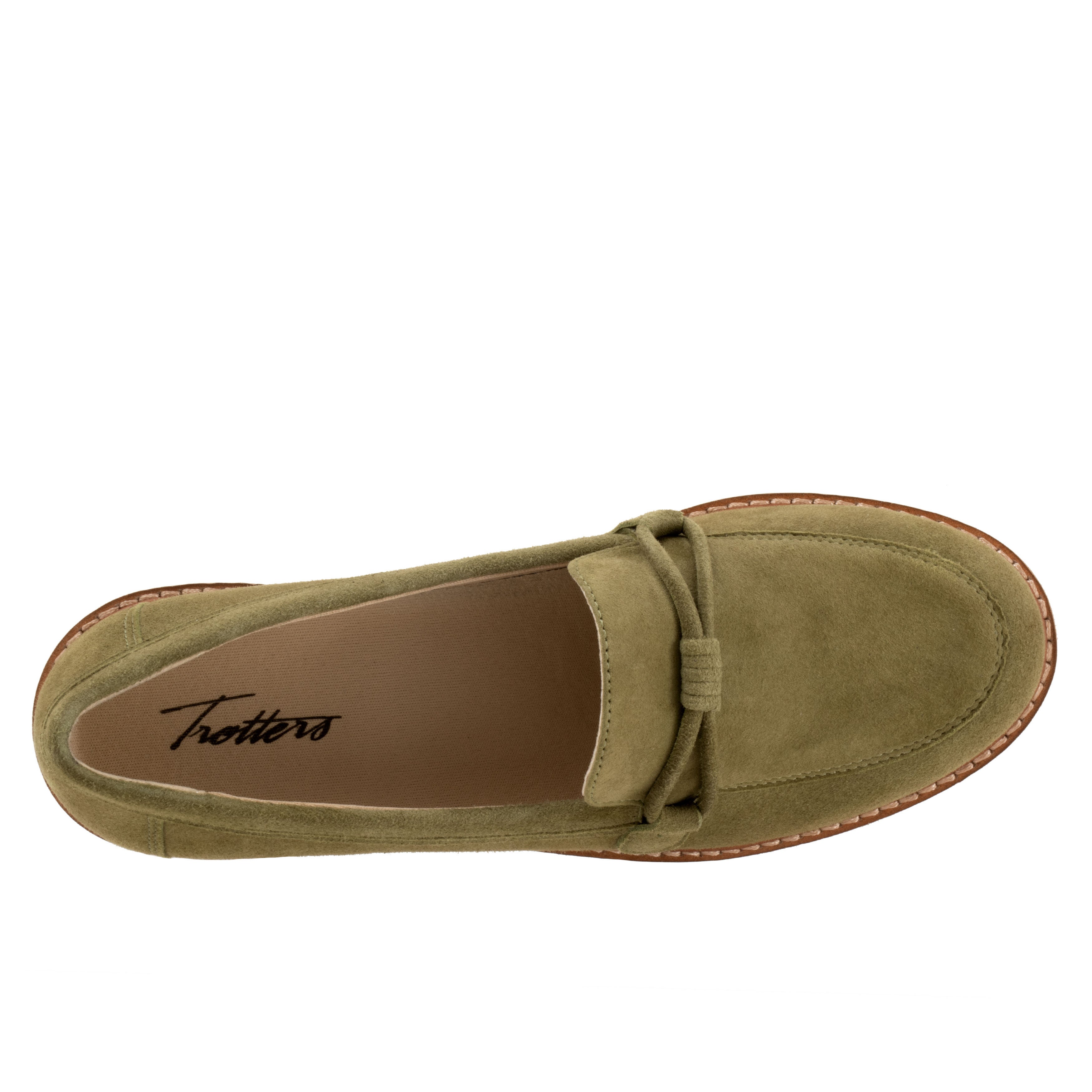 Fiora Flat, OLIVE SUEDE, alternate image number 3