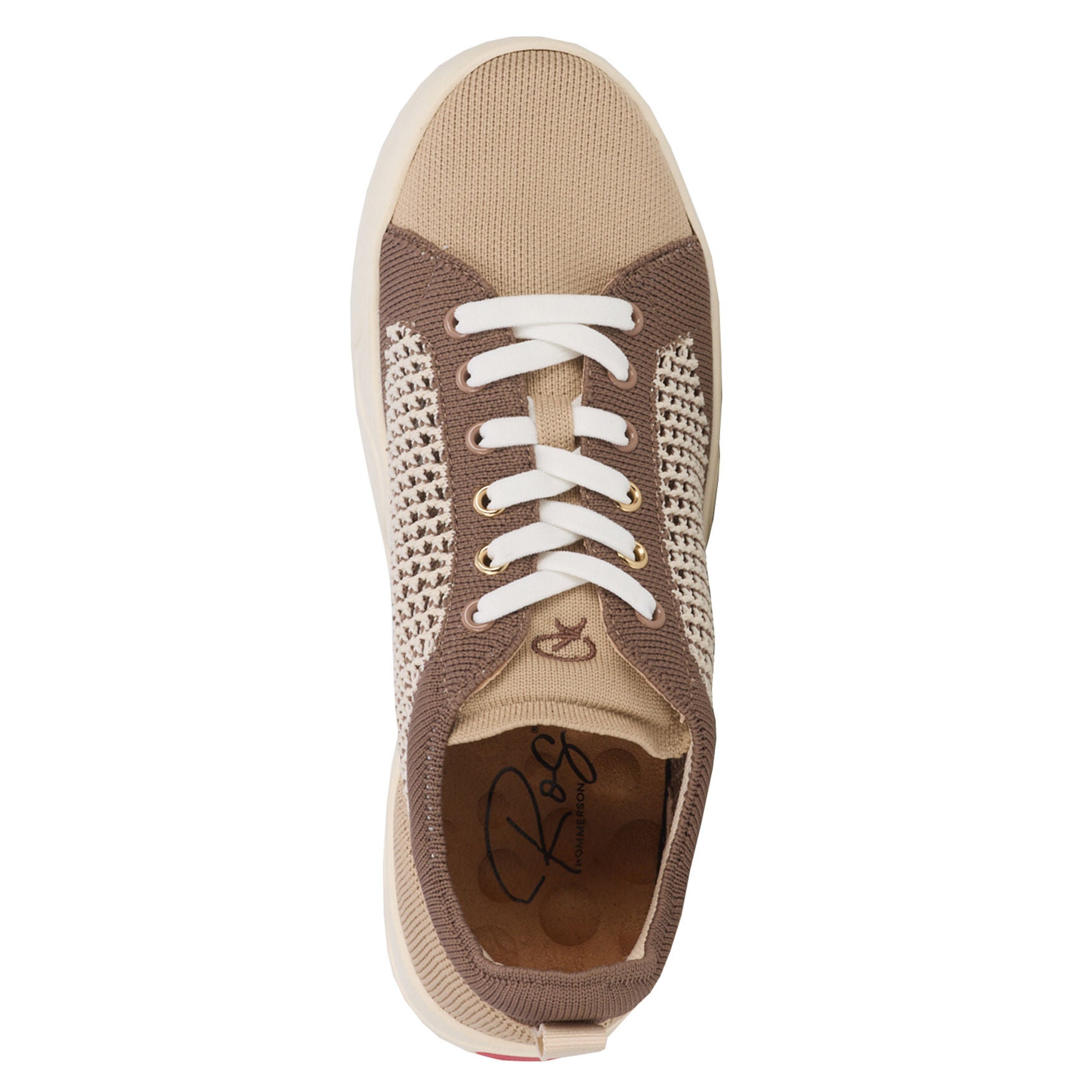 Sunnie Knit and Mesh Sneaker, TAUPE BEIGE, alternate image number 5